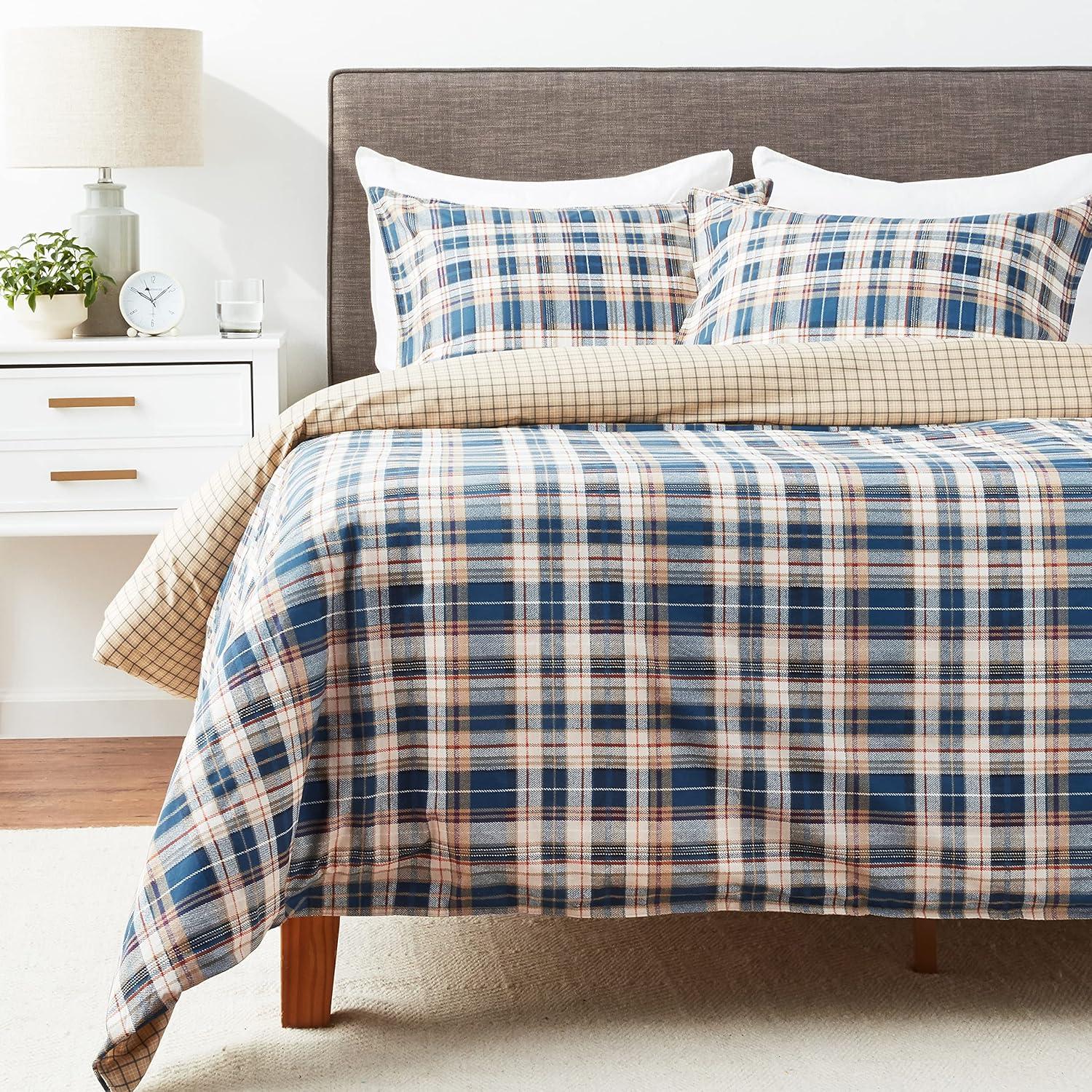Eddie Bauer Port Gamble Indigo Cotton Duvet Cover Set