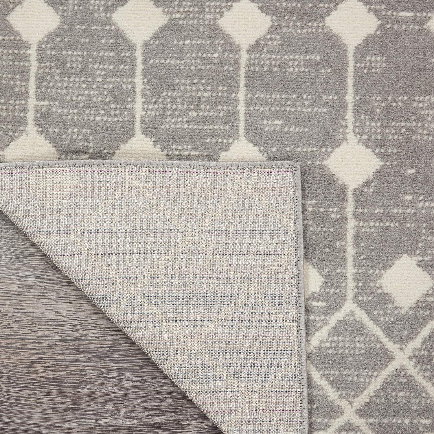 Nourison Grafix GRF37 Indoor Area Rug Grey 7'10" x 9'10"