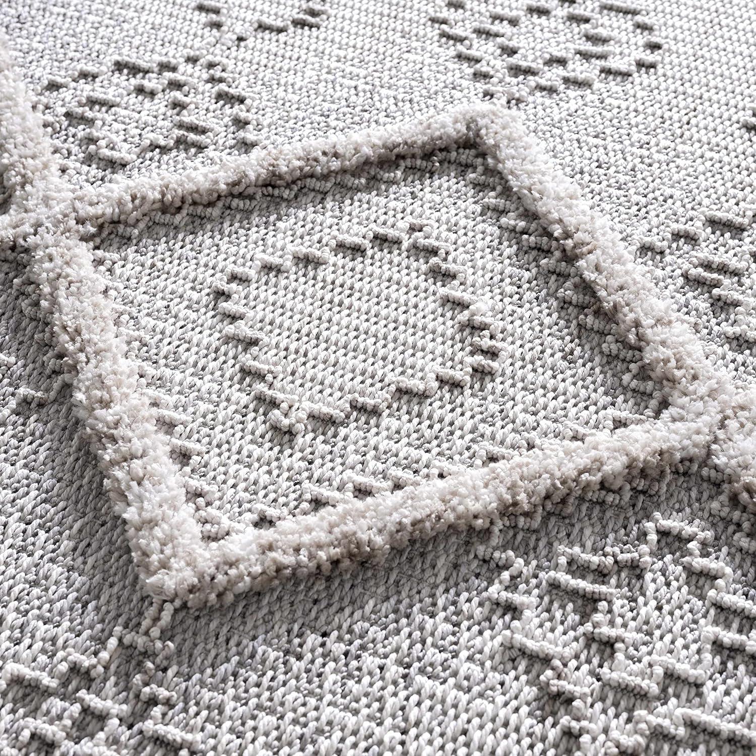 Hauteloom Rectangle Area Rug   Charcoal