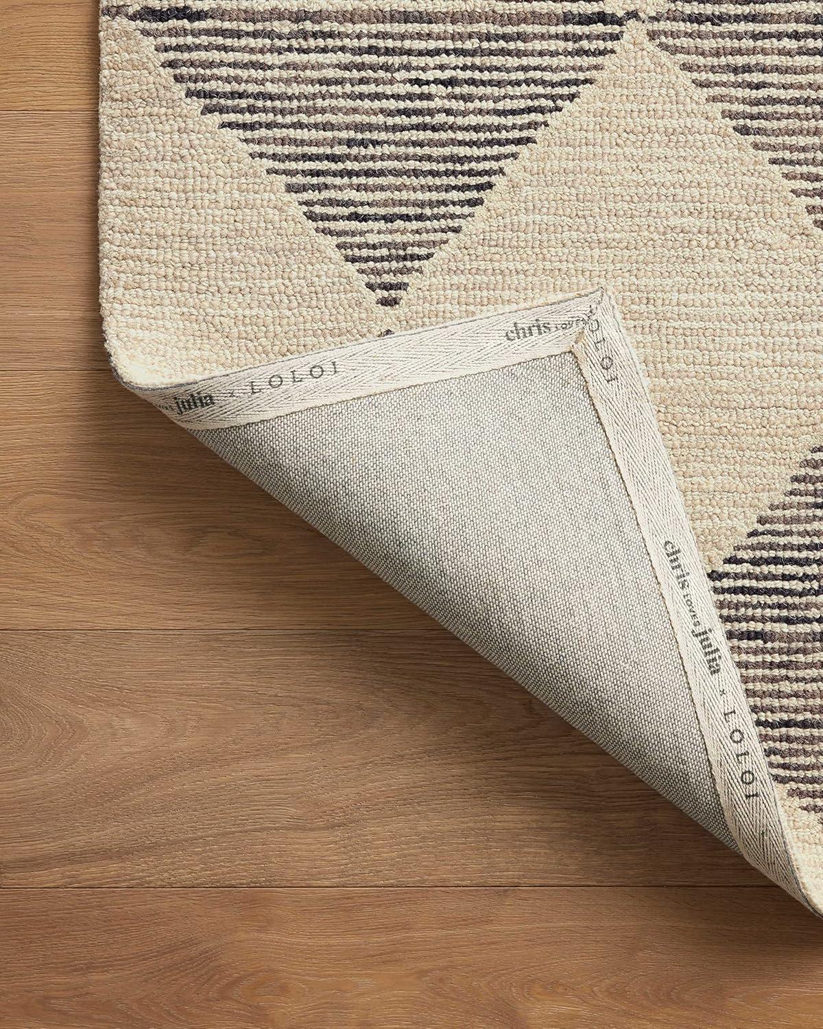 Francis Wool Beige/Charcoal Rug