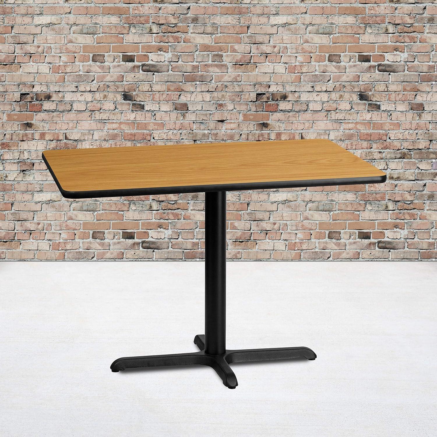 Carrus Laminate Pedestal Dining Table