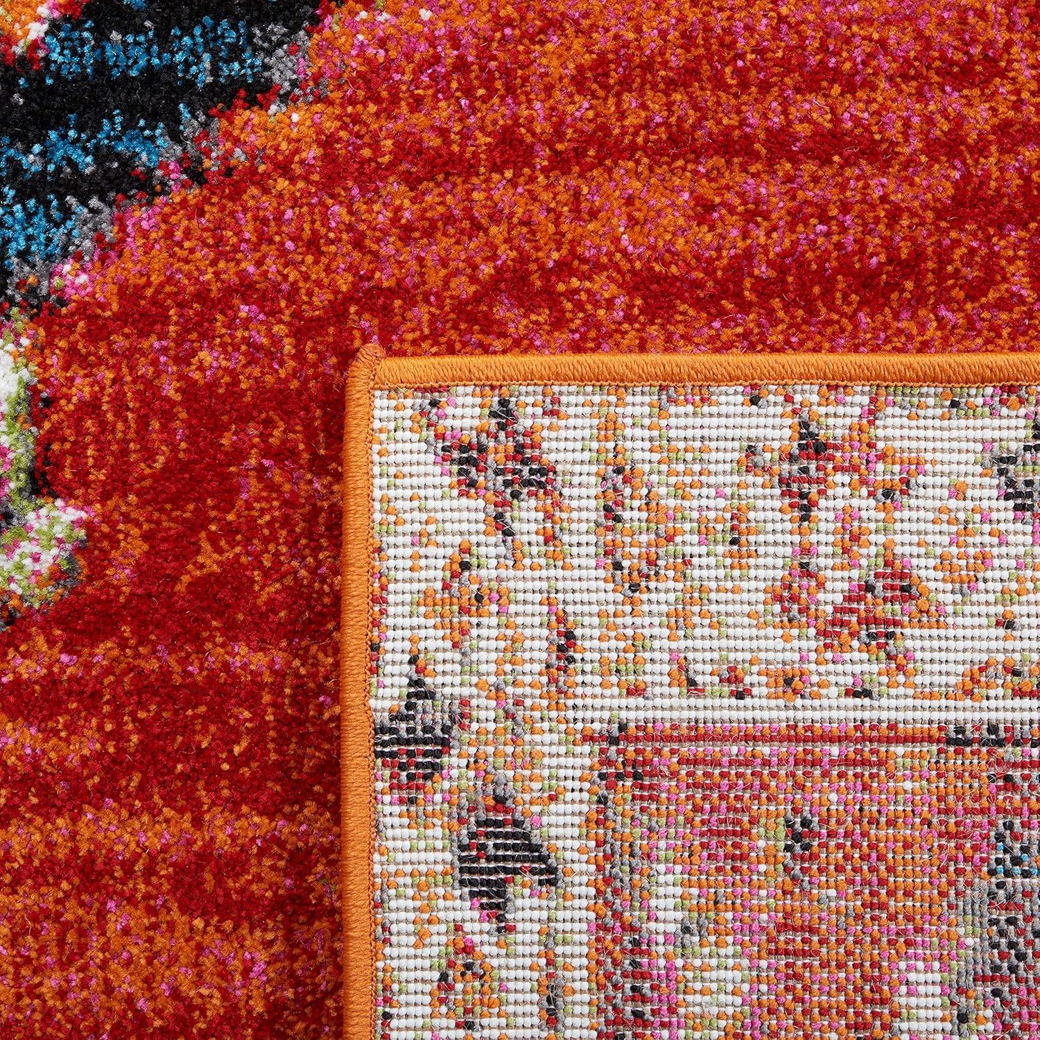 Vintage Hamadan VTH228 Power Loomed Indoor Runner Rug - Red/Navy - 2'3"x6' - Safavieh