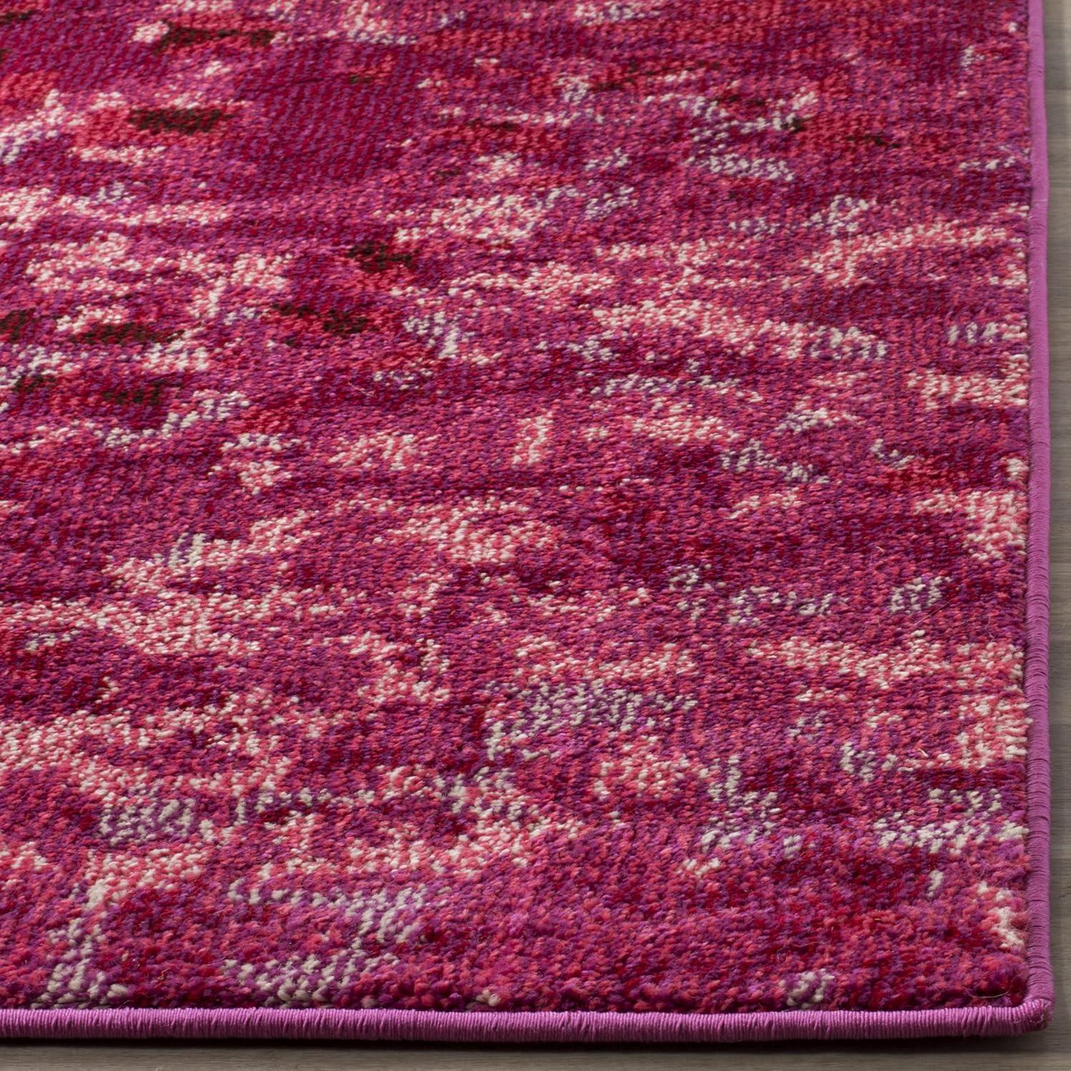 Monaco MNC225 Power Loomed Indoor Area Rug - Fuchsia - 8'x11' - Safavieh