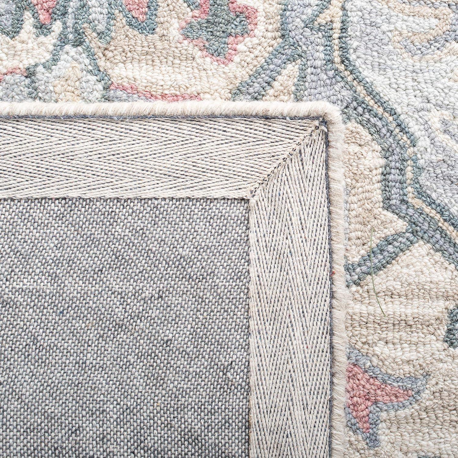 Heritage HG922 Hand Tufted Area Rug - Beige/Blue - 3'x5' - Safavieh.