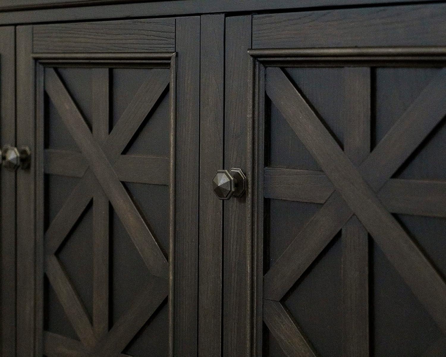 Kingston Traditional 70" TV Console: English Manor Style, No Assembly - Martin Furniture