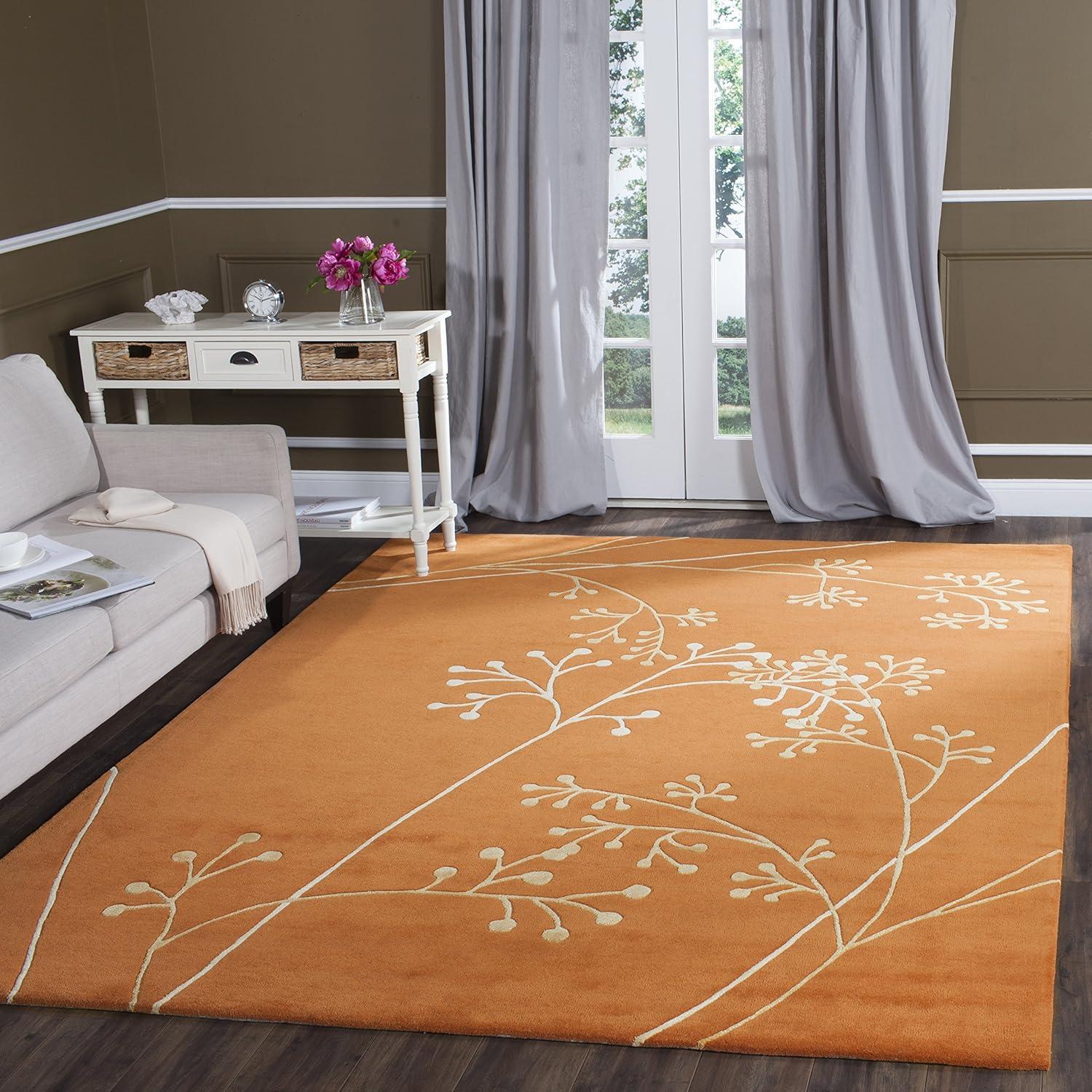 Soho SOH305 Hand Tufted Indoor Area Rug - Sage - 7'6"x9'6" - Safavieh