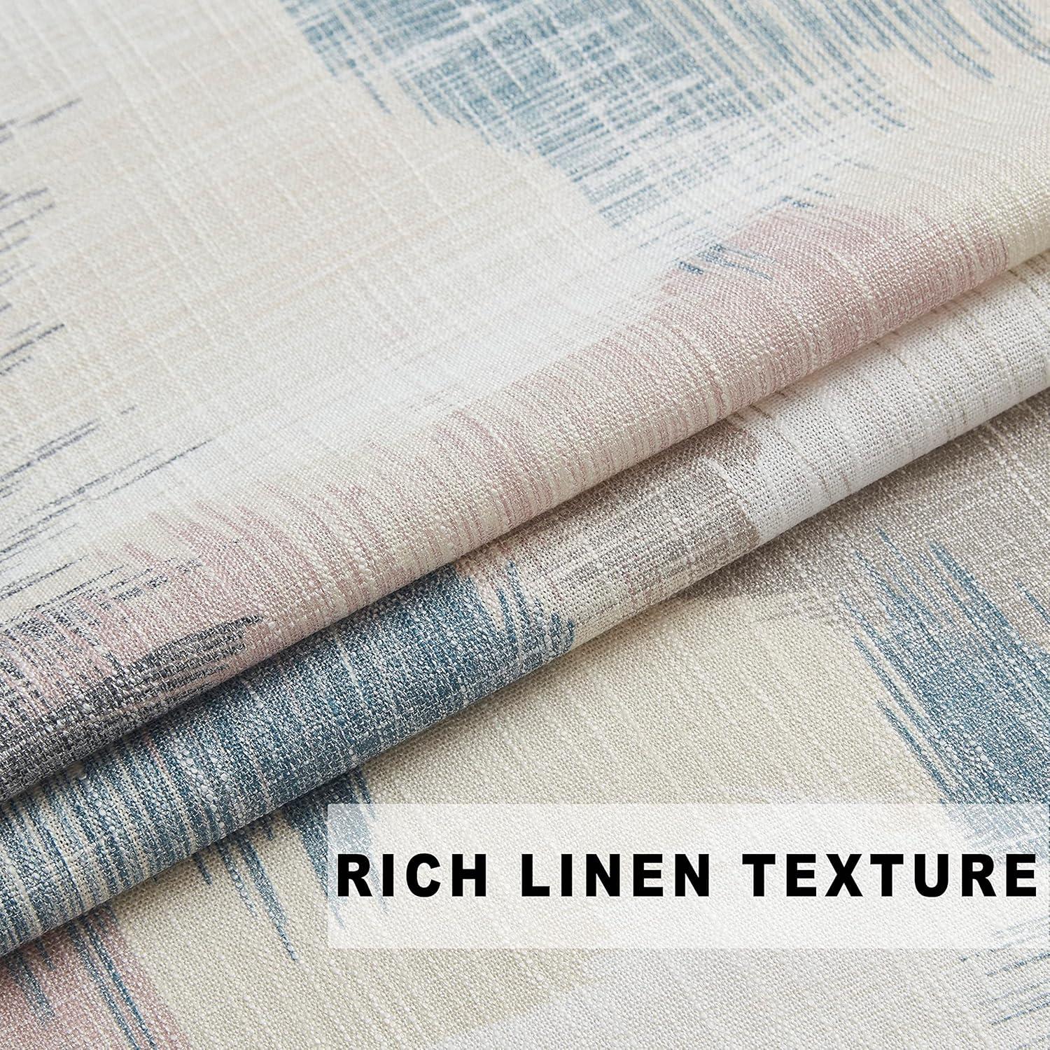 Orren Ellis Floral Semi-Sheer Curtains Bohemian Light Filtering Window Treatments Set,2 Panels)