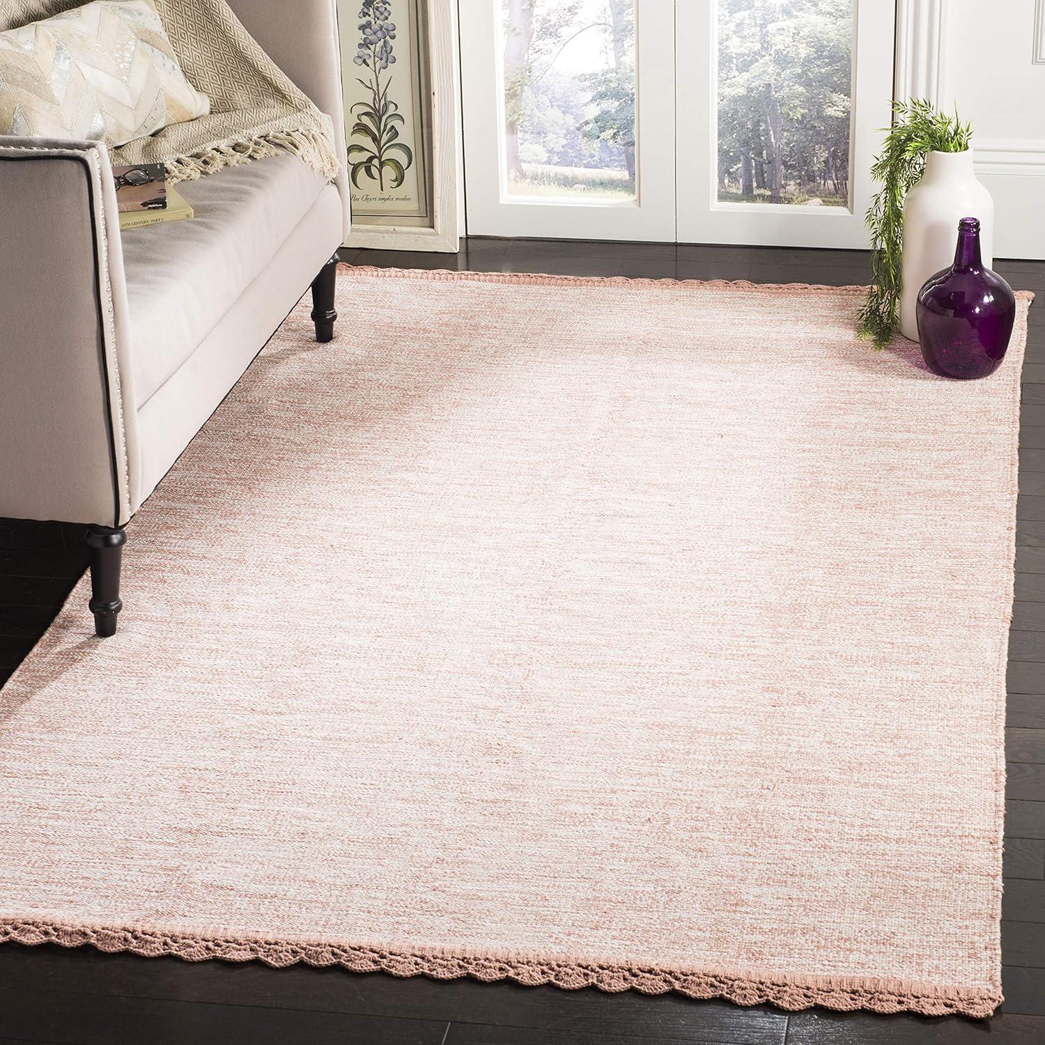 Montauk MTK615 Hand Woven Indoor Area Rug - Peach - 5'x8' - Safavieh
