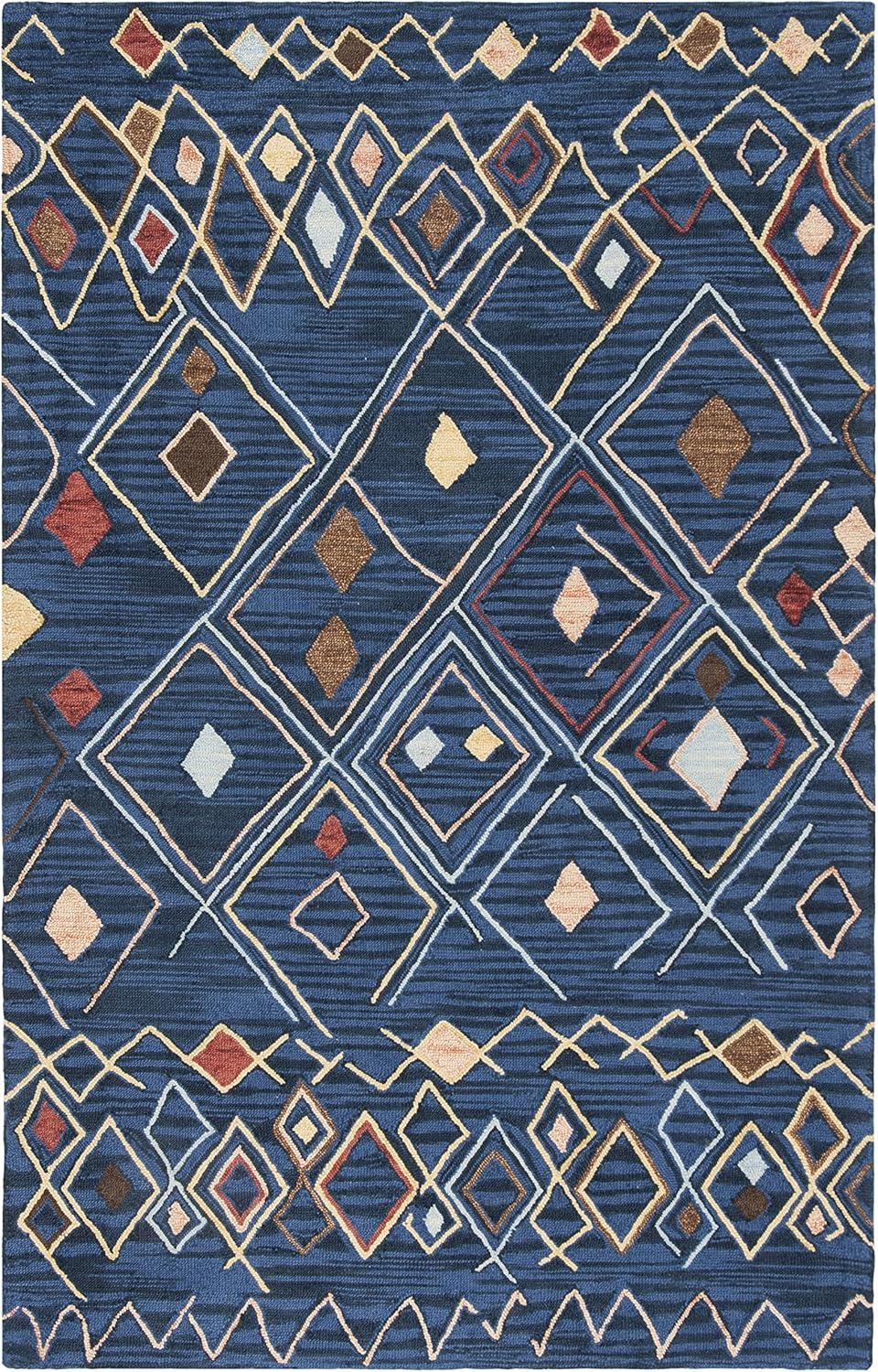 Suzani SZN316 Hand Hooked Area Rug  - Safavieh