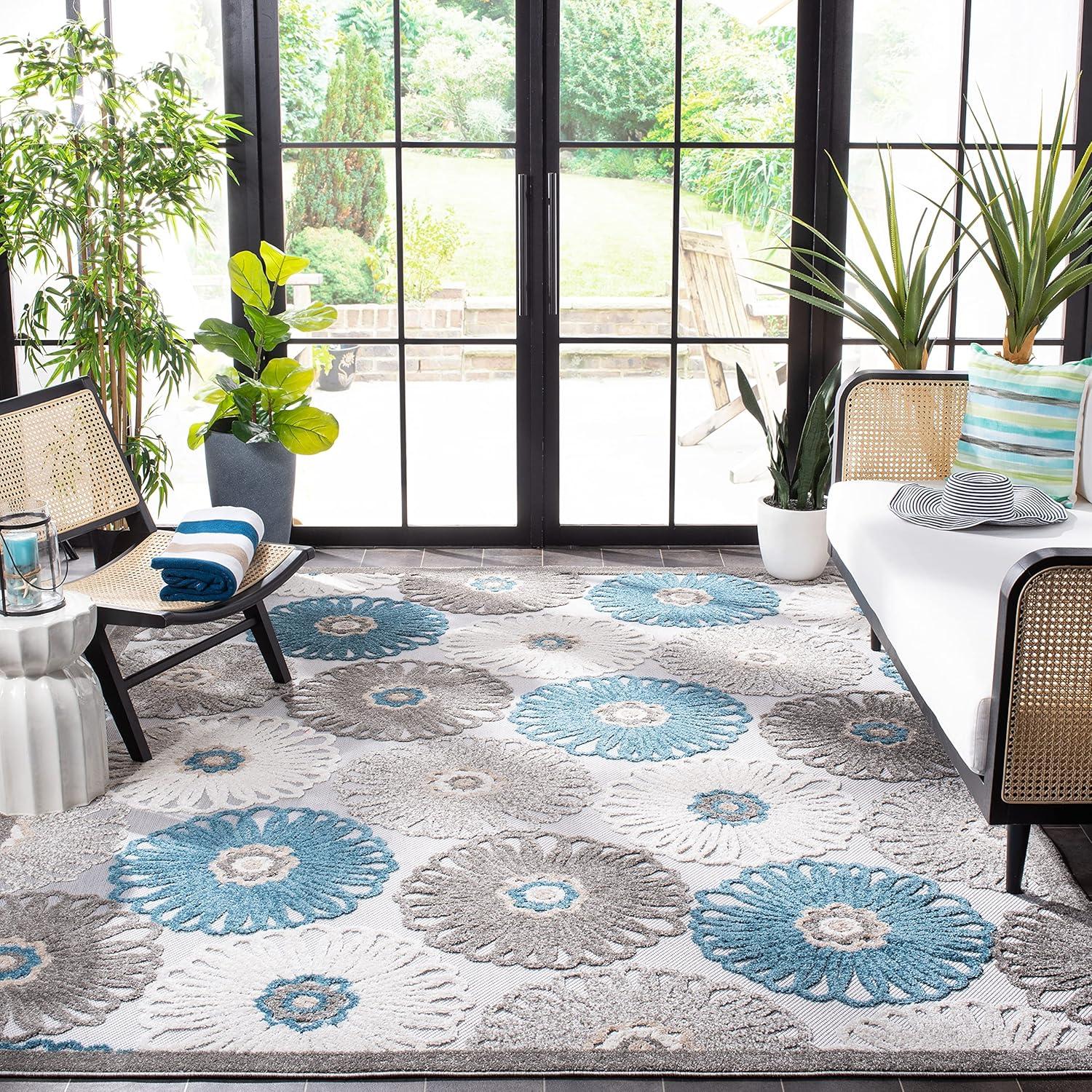 Cabana CBN676 Power Loomed Indoor/Outdoor Area Rug  - Safavieh