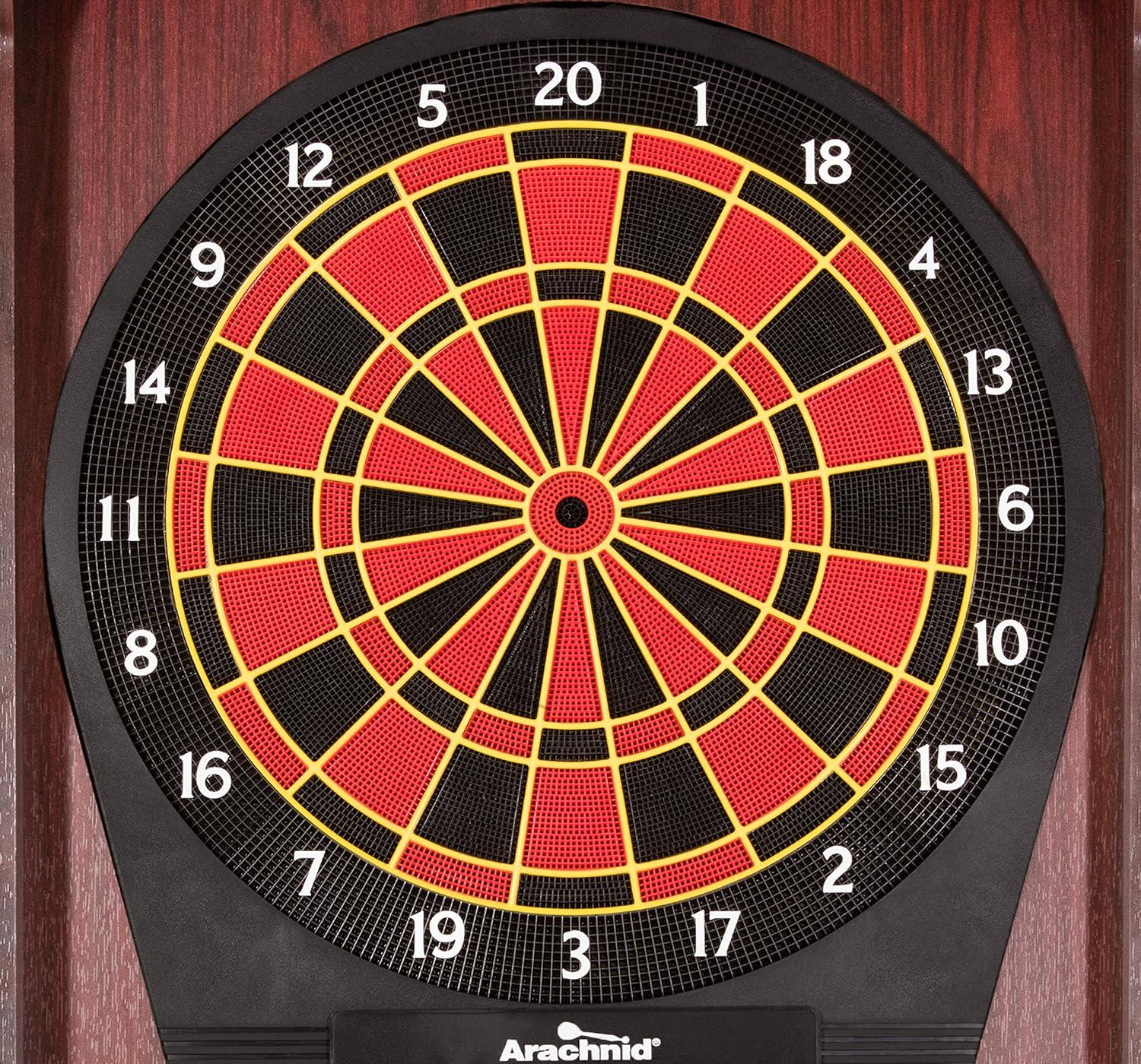 Arachnid Cricket Pro 800 Cherry Finish Electronic Dartboard Cabinet