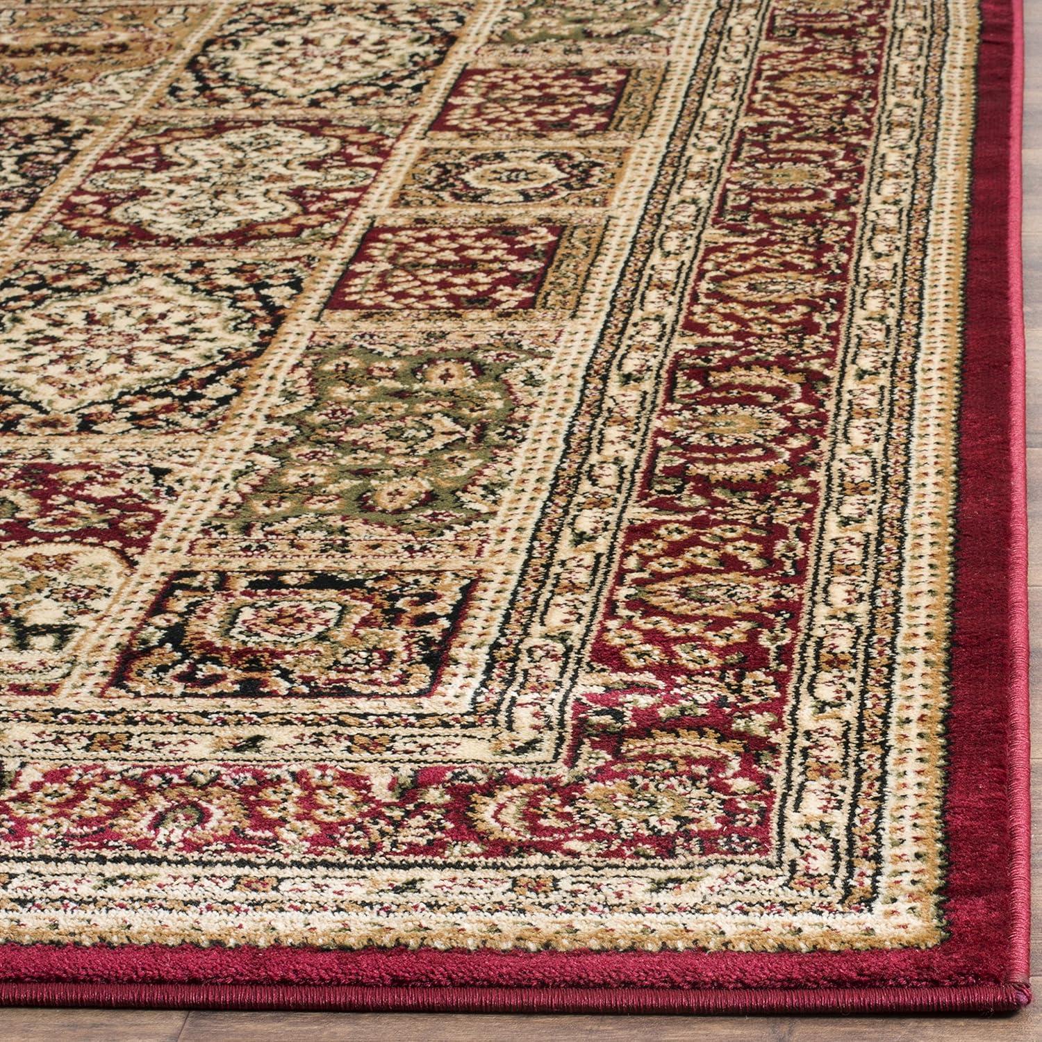 Lyndhurst LNH217 Power Loomed Area Rug - Multi/Red - 6'x9' - Safavieh.