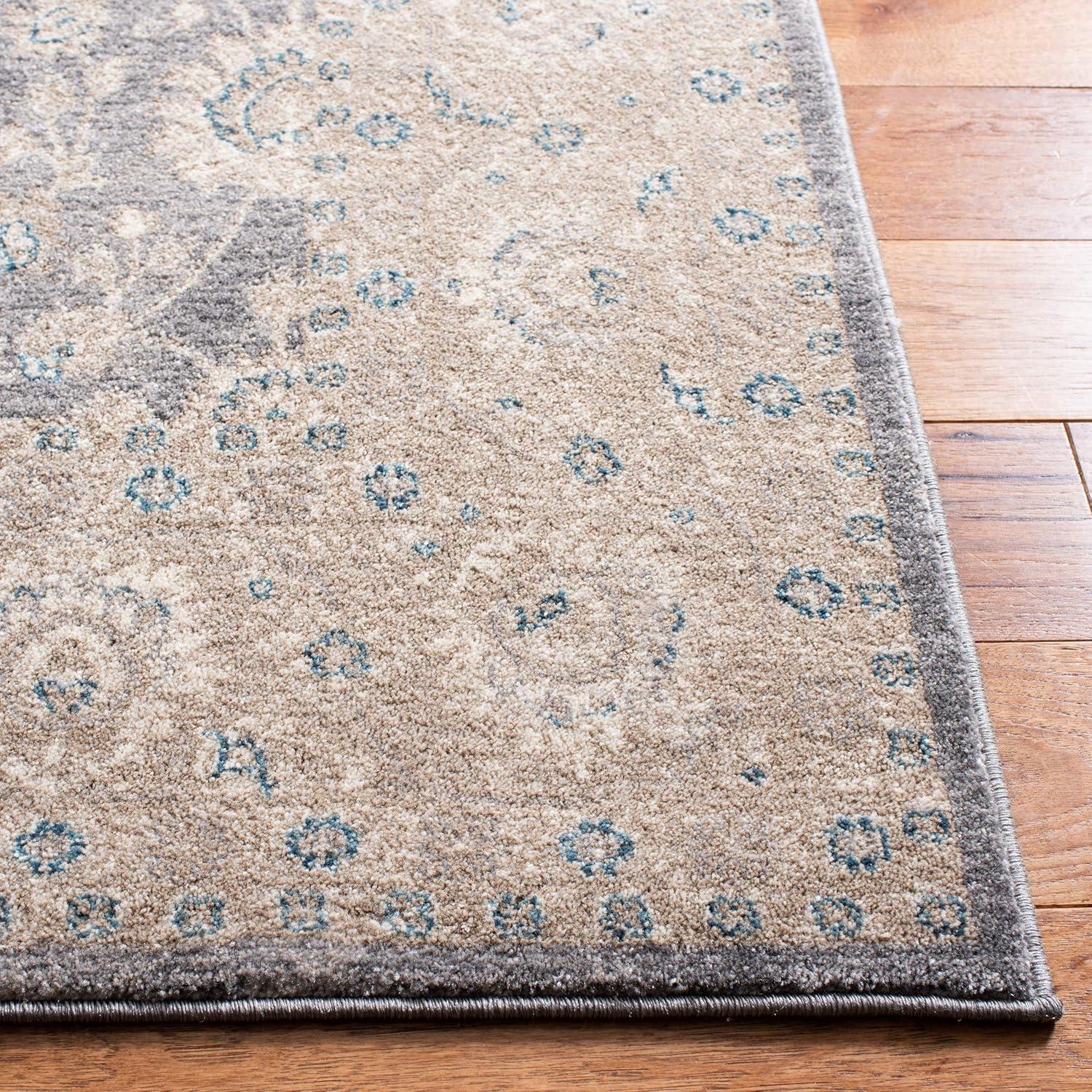 Sofia SOF330 Power Loomed Indoor Area Rug - Light Grey/Beige - 8'x11' - Safavieh.