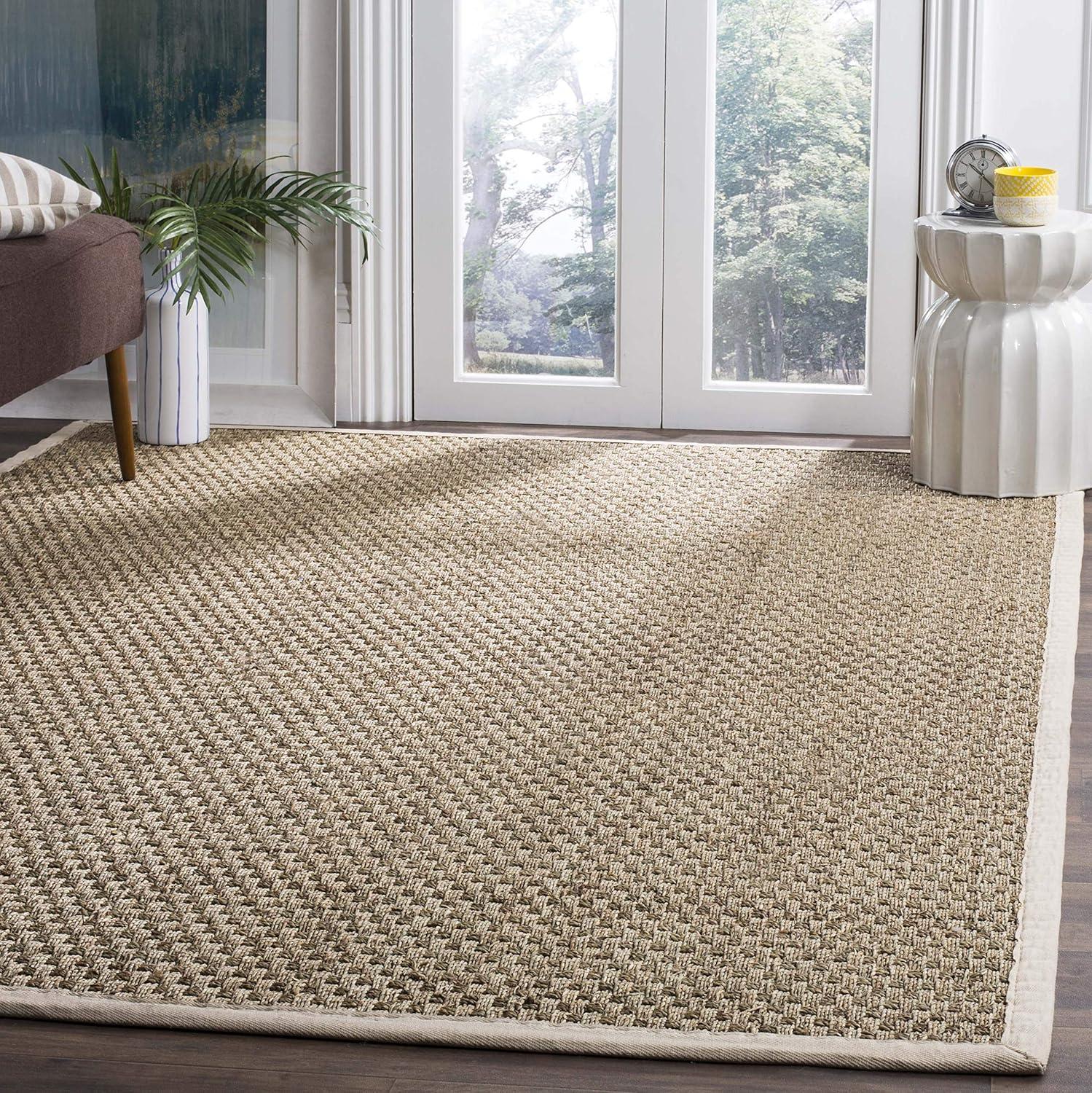 Natural Fiber NF114 Power Loomed Indoor Area Rug - Natural/Ivory - 4'x6' - Safavieh