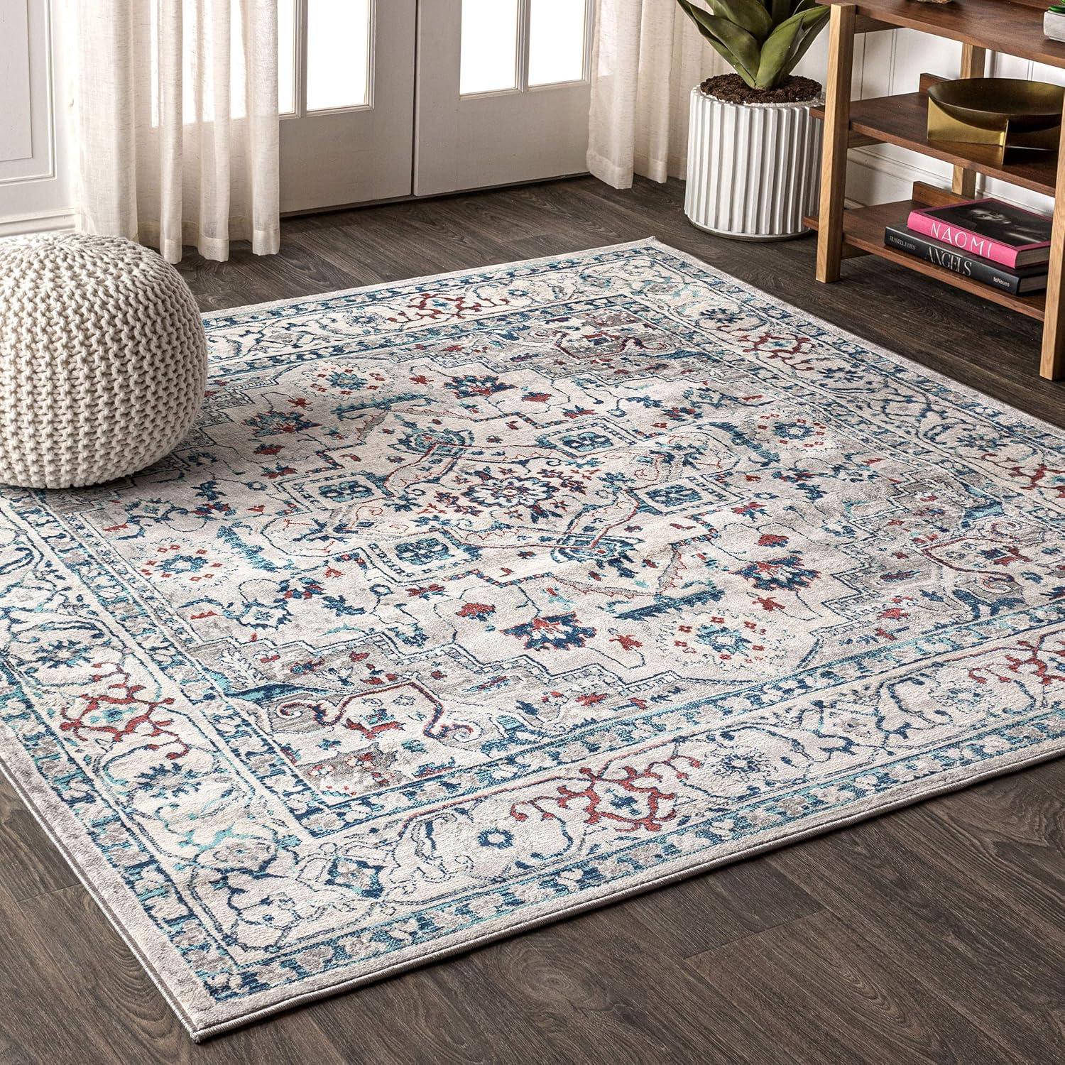 Modern Persian Vintage Medallion Runner Rug - JONATHAN Y