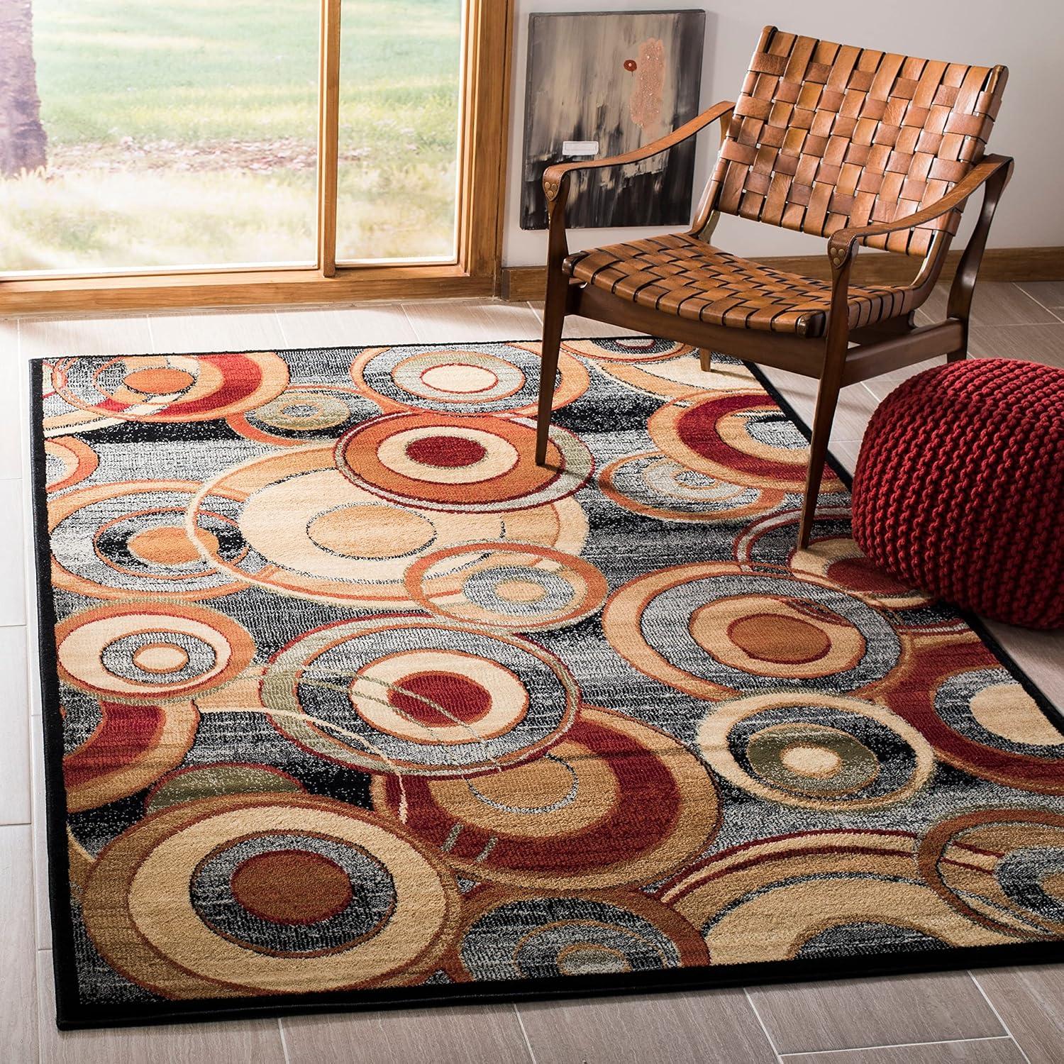 Lyndhurst LNH225 Power Loomed Accent Rug - Ivory/Multi - 3'3"x5'3" - Safavieh.