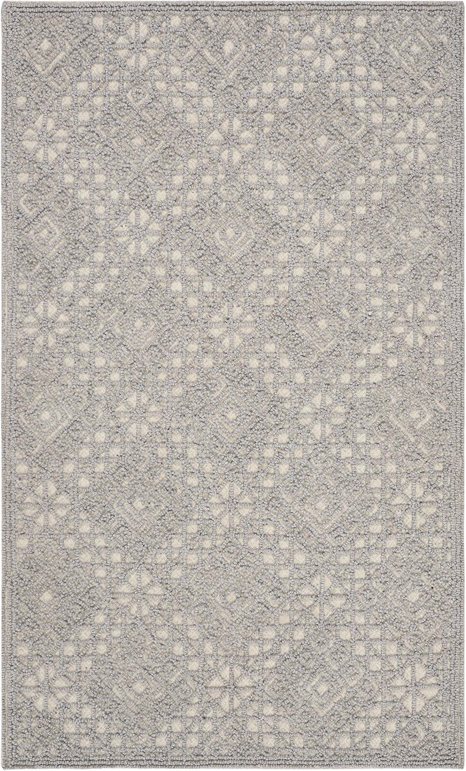 Trace TRC255 Hand Tufted Area Rug - Grey/Grey - 3'x5' - Safavieh.