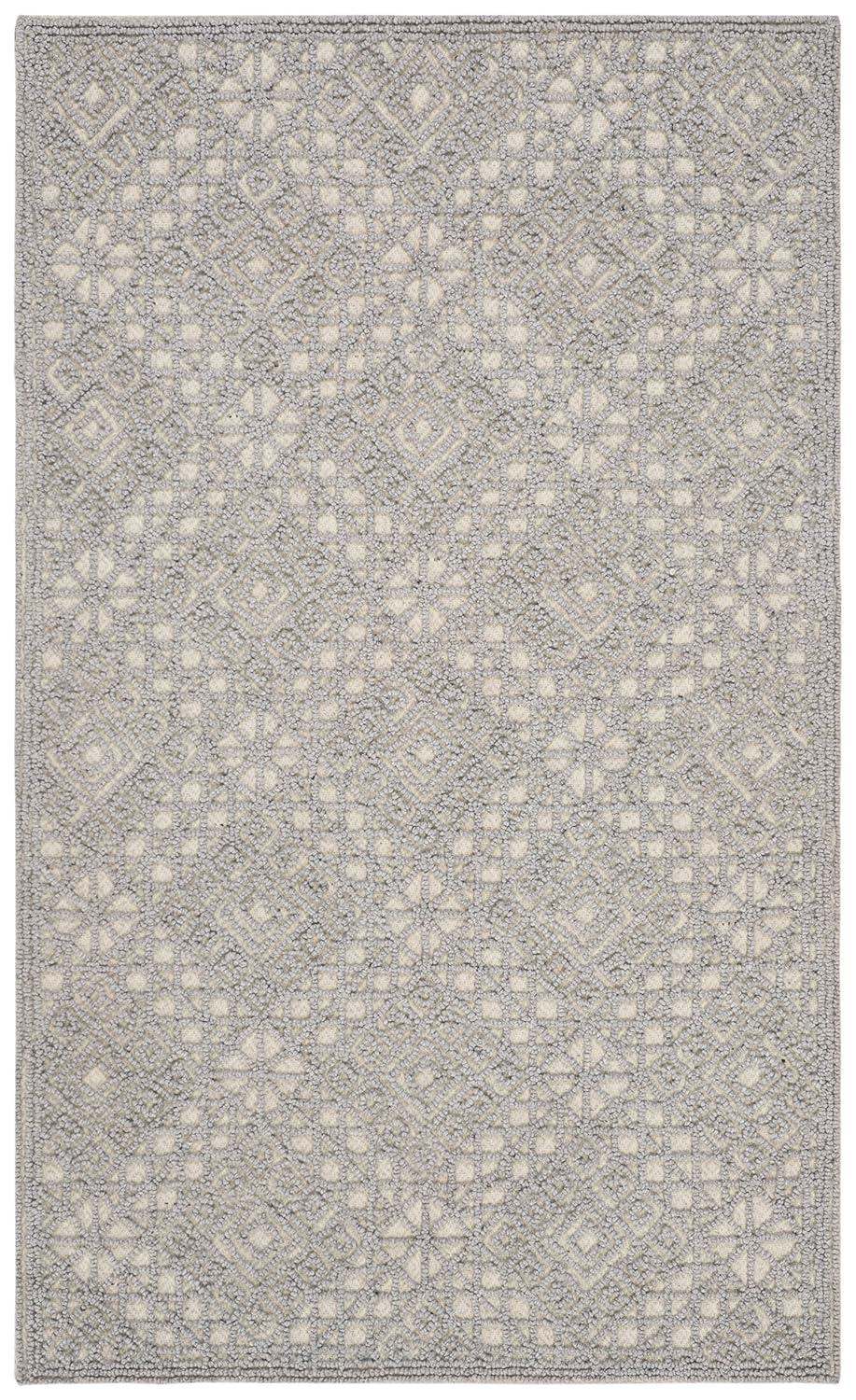 Trace TRC255 Hand Tufted Area Rug - Grey/Grey - 3'x5' - Safavieh.