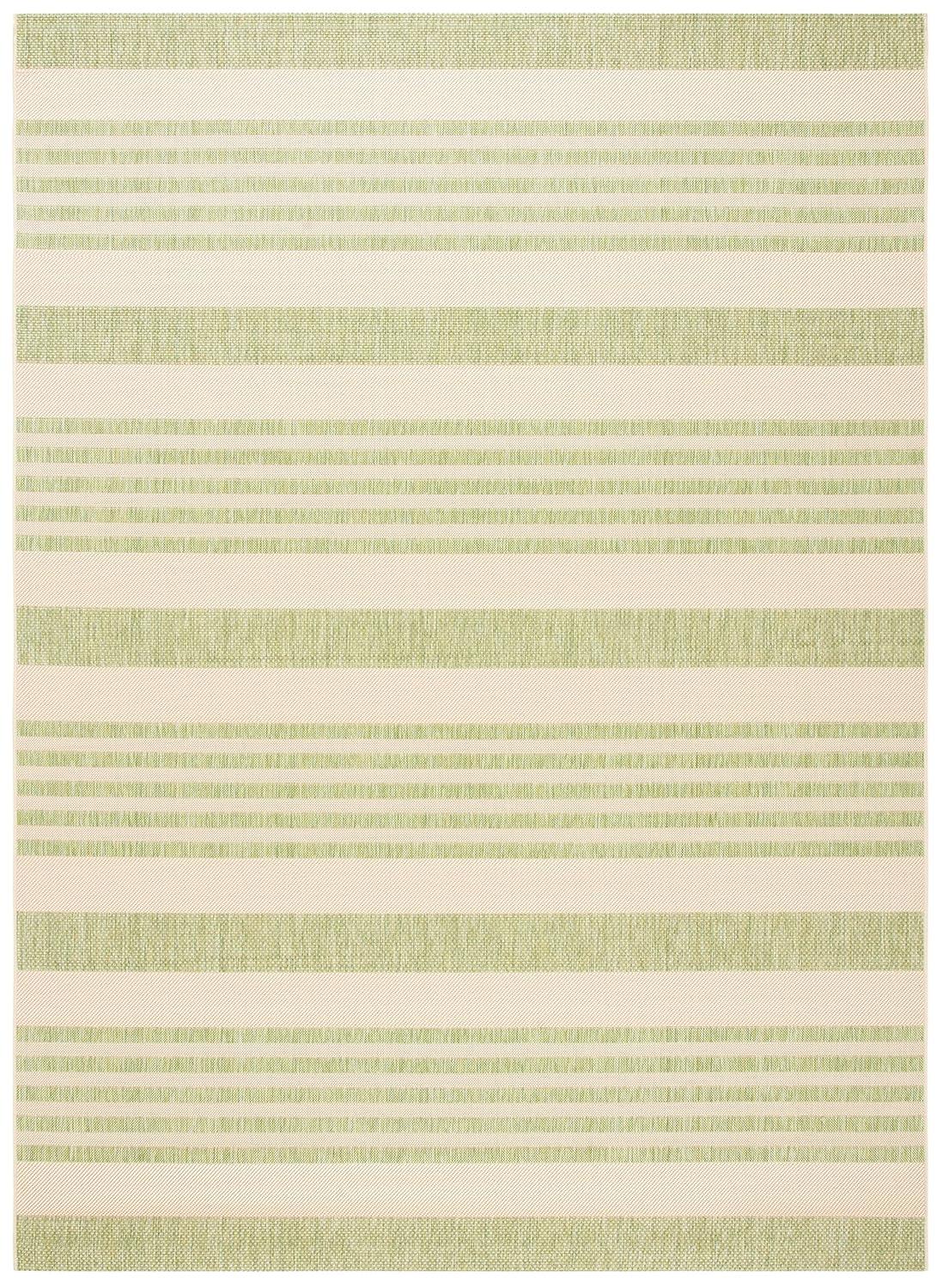 Courtyard CY6062 Power Loomed Indoor/Outdoor Area Rug - Beige/Sweet Pea - 6'7"x9'6" - Safavieh.