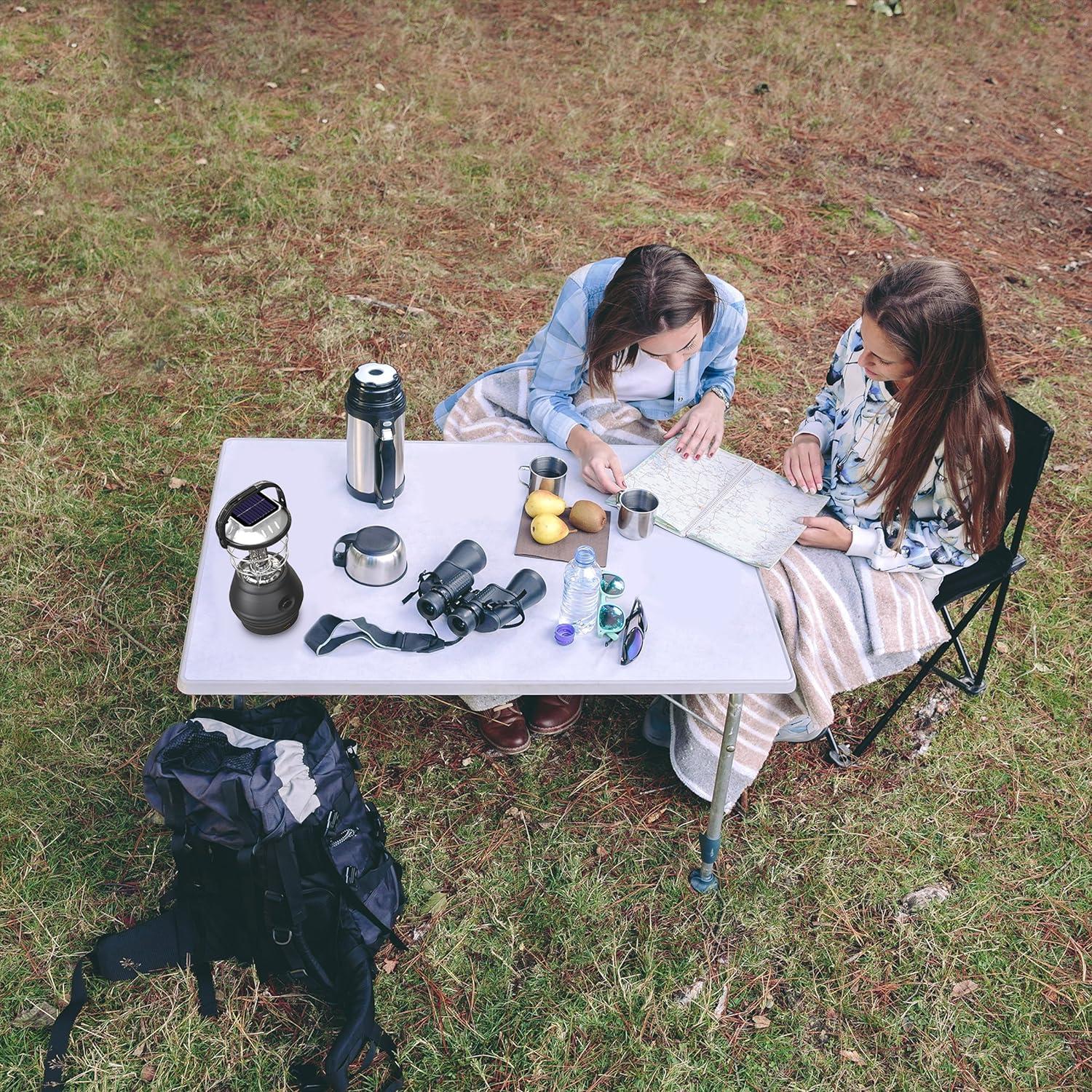 Whetstone Rechargeable Lantern or Battery-Operated LED Light for Camping - Solar Powered Lantern