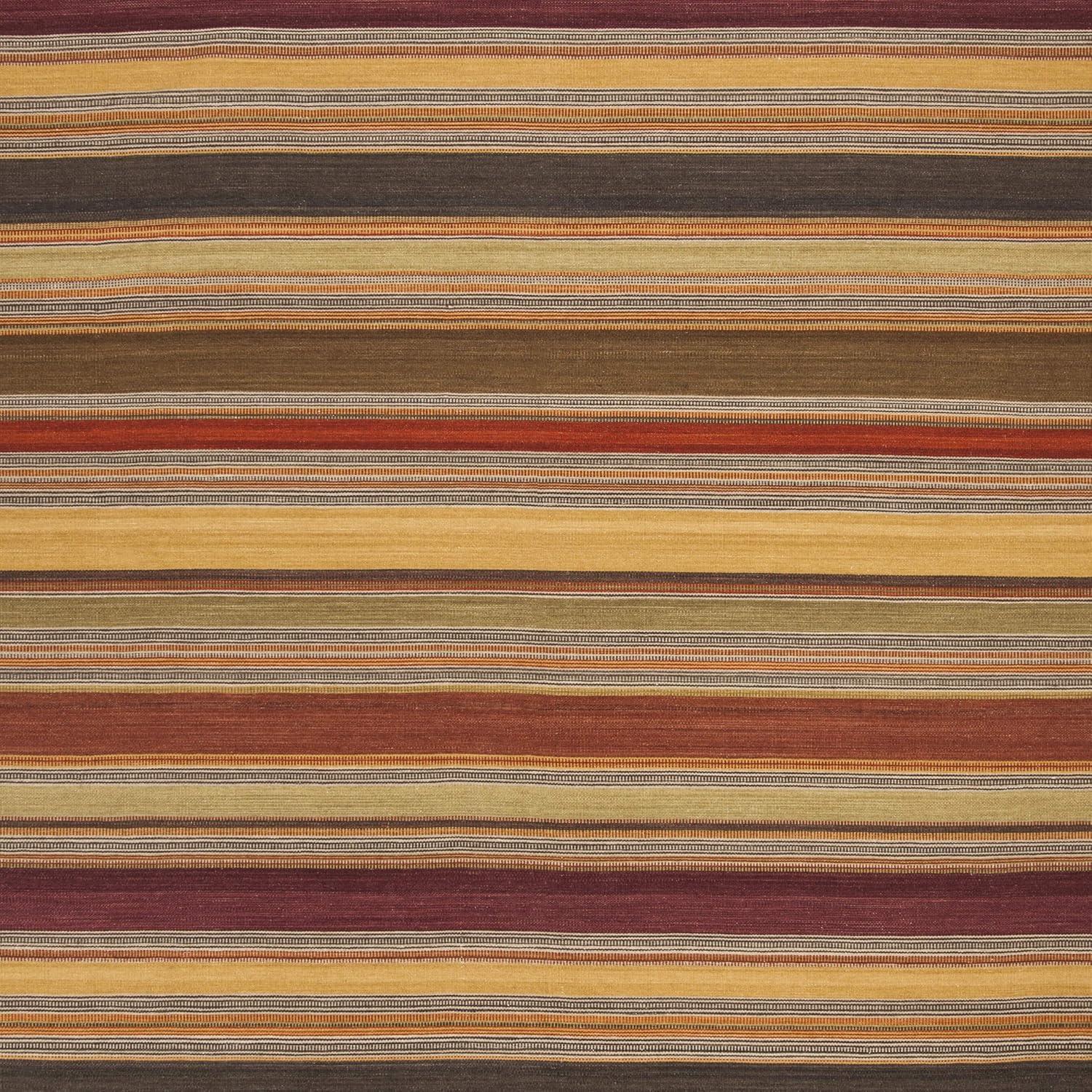 Striped Kilim STK315 Hand Woven Indoor Area Rug - Gold - 8'x10' - Safavieh