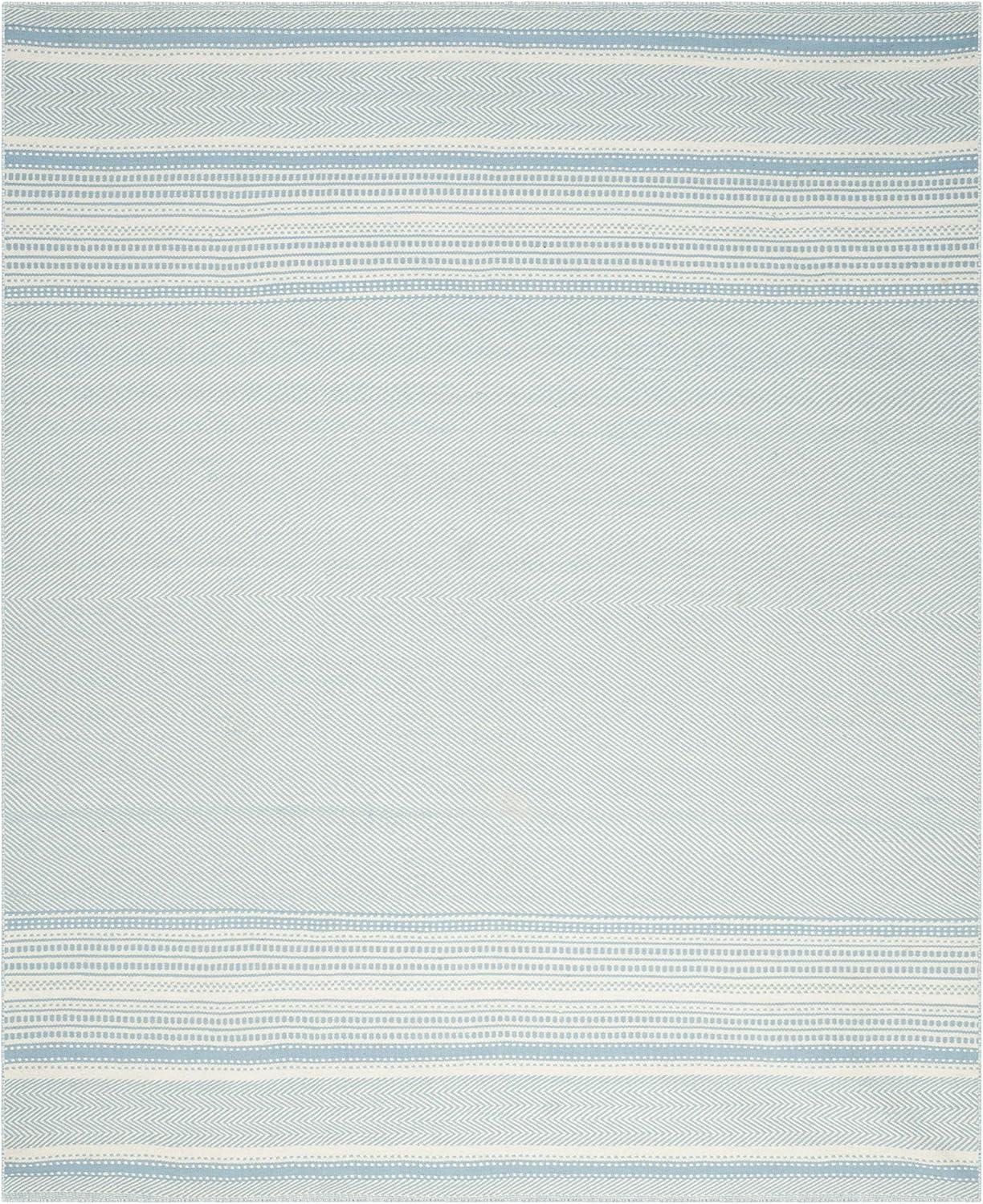 Grice Kilim Hand Woven Flat Weave Wool Striped Rug