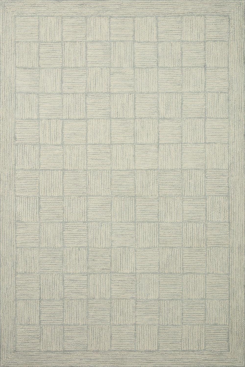 Chris Loves Julia x Loloi Chris Loves Julia x Loloi Francis Collection FRA-03 Silver / Sky, Contemporary  Area Rug