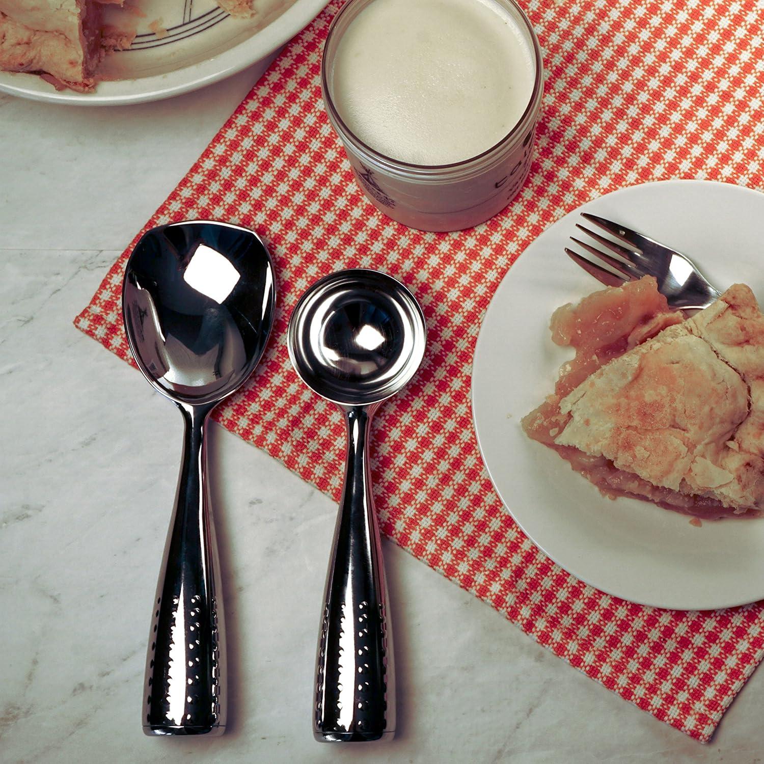 Large Chrome Ice Cream Spade with Non-slip Grip