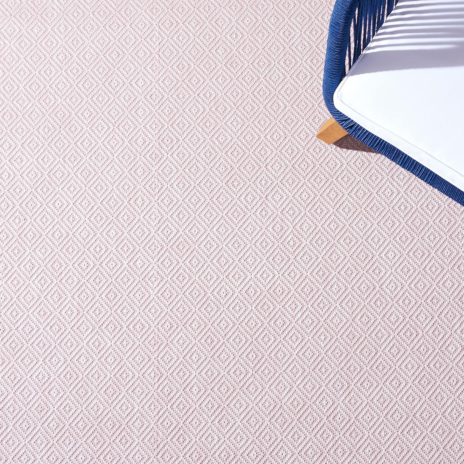 Courtyard CY8520 Power Loomed Indoor and Outdoor Runner Rug - Soft Pink/- - 2'3"x8' - Safavieh