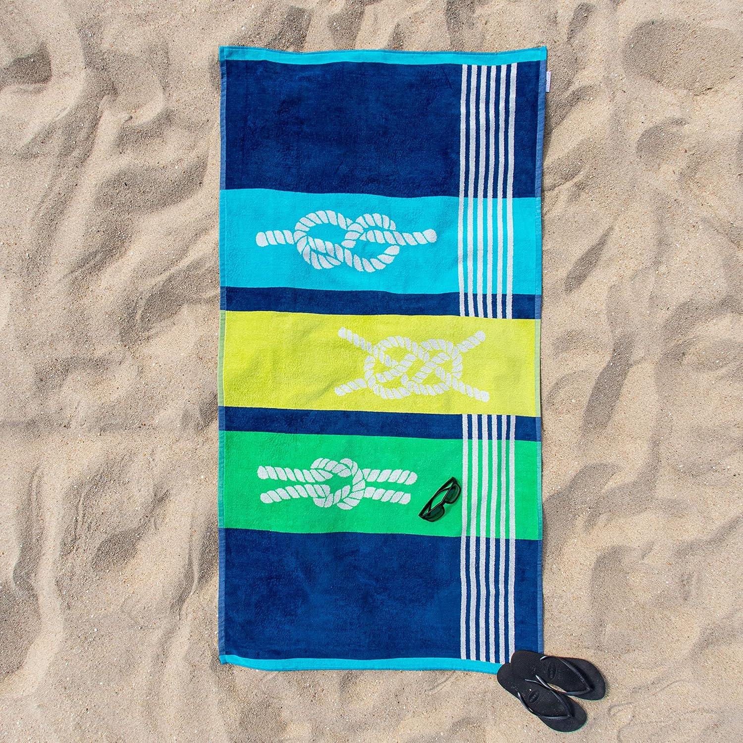 Impressions Elmer Oversized Sailing Knots Beach Towel