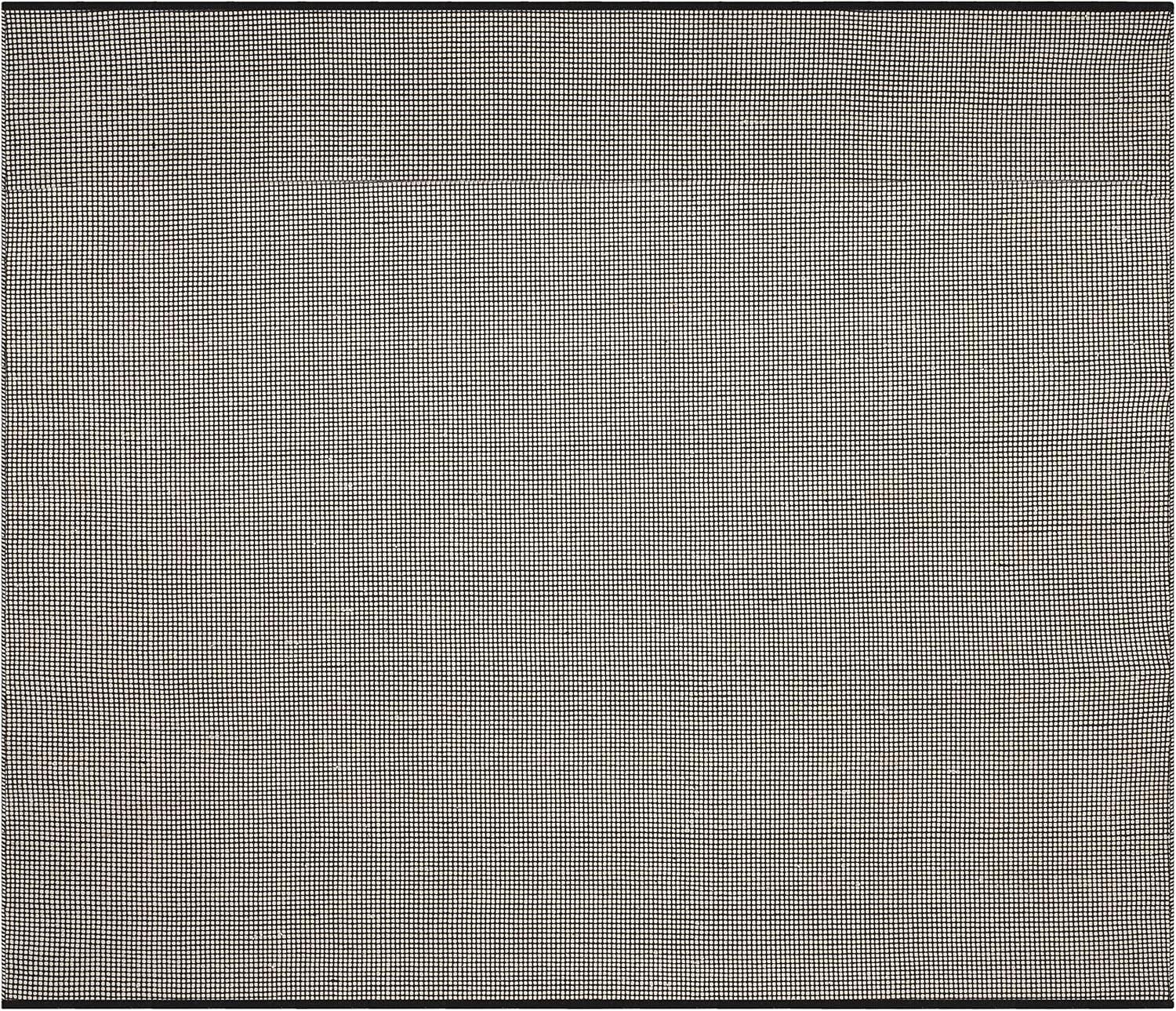 Montauk MTK345 Hand Woven Indoor Area Rug - Ivory/Black - 6'x6' - Safavieh