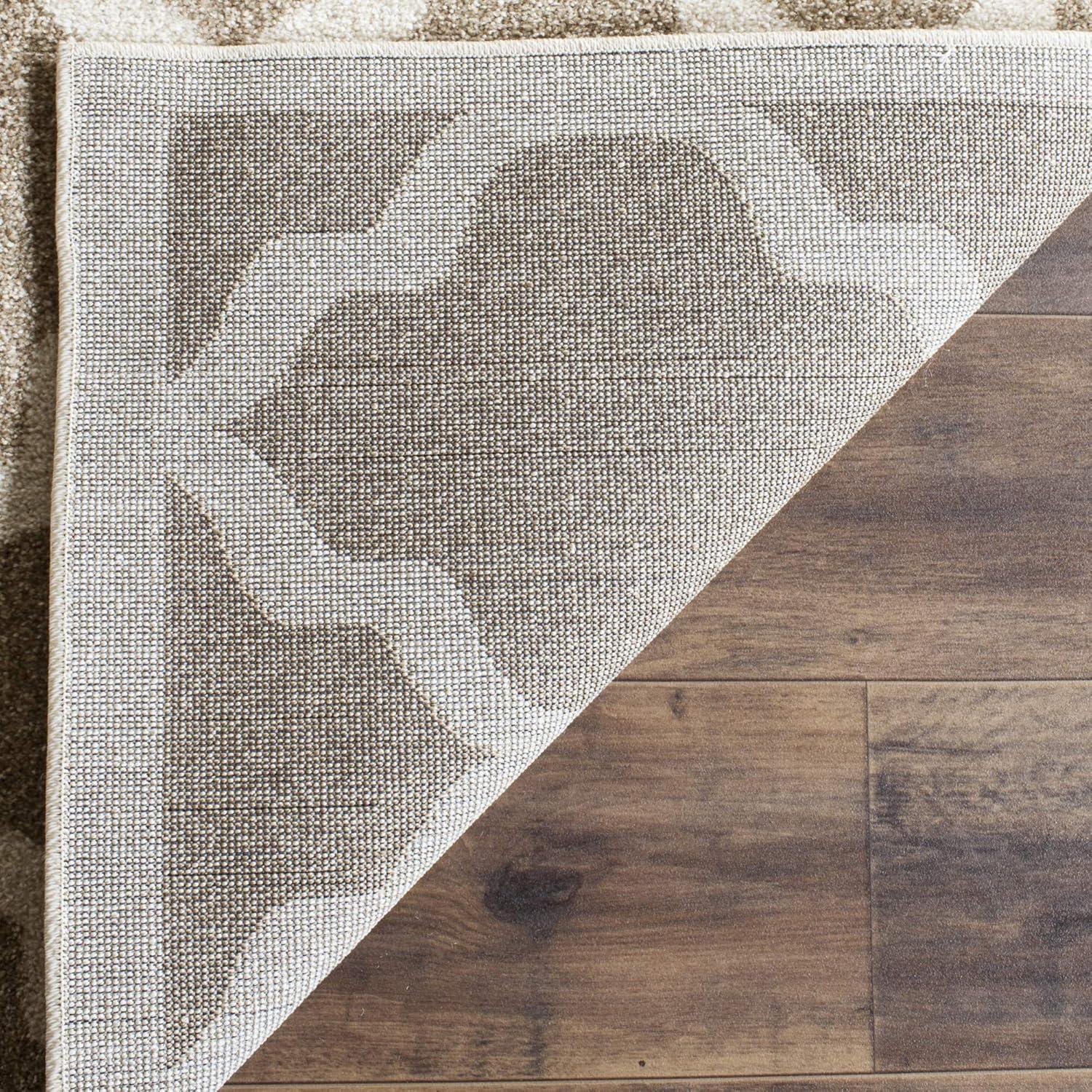 Amherst AMT420 Power Loomed Indoor Area Rug - Beige/Light Grey - 8'x10' - Safavieh