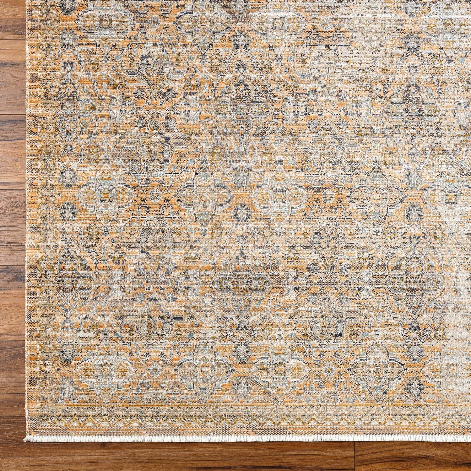 Livabliss x Becki Owens Ren Damask Washable Area Rug ,7'10" x 10',Faded Taupe