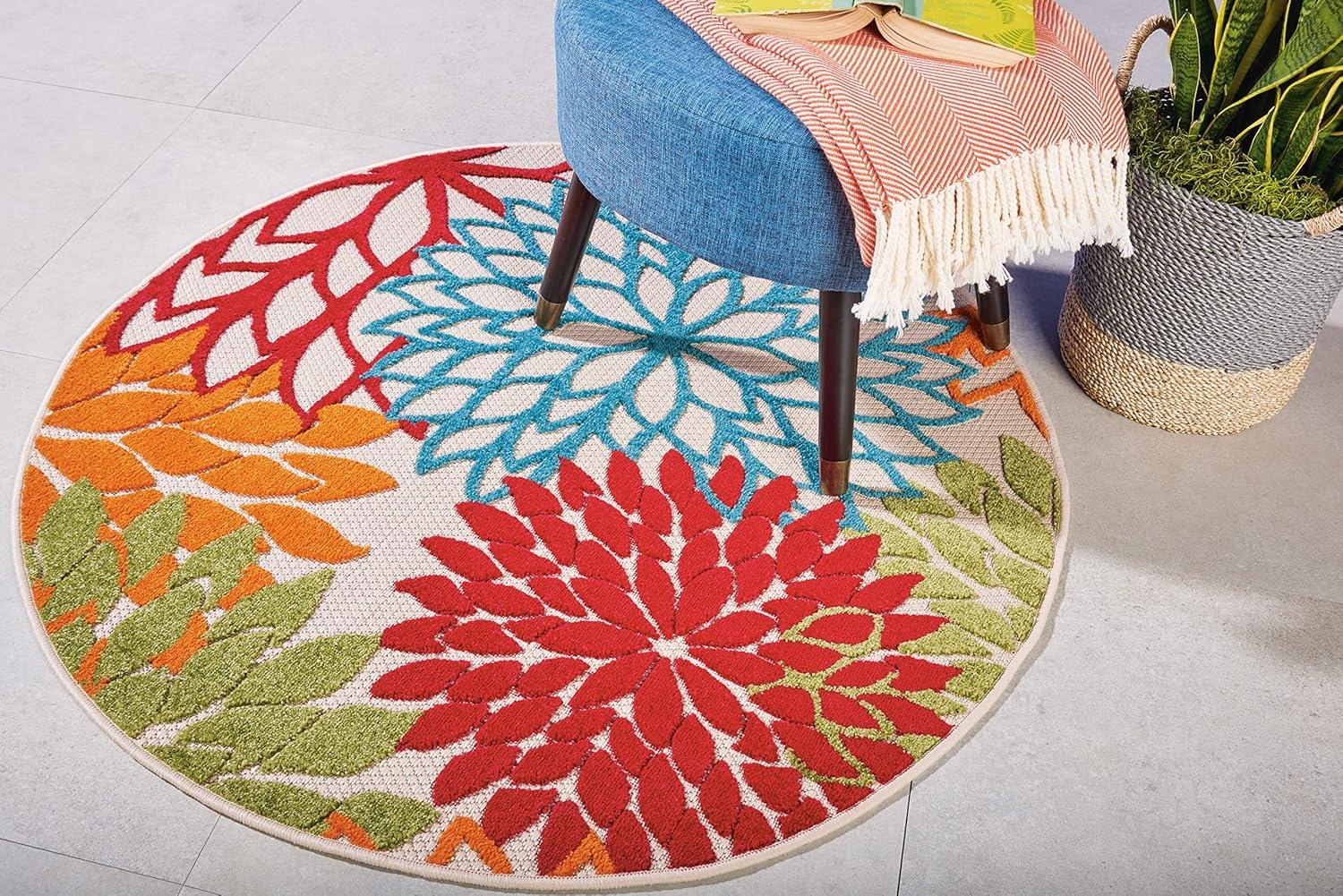 Nourison Aloha Floral Bloom Indoor Outdoor Rug