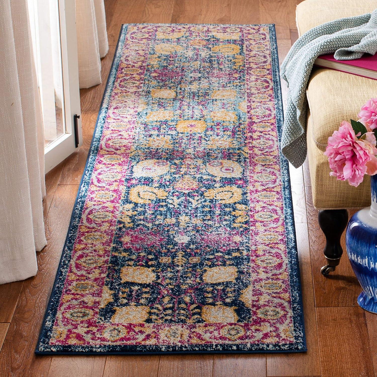 Granada GRA350 Power Loomed Indoor Area Rug - Light Grey/Multi - 9'x12' - Safavieh