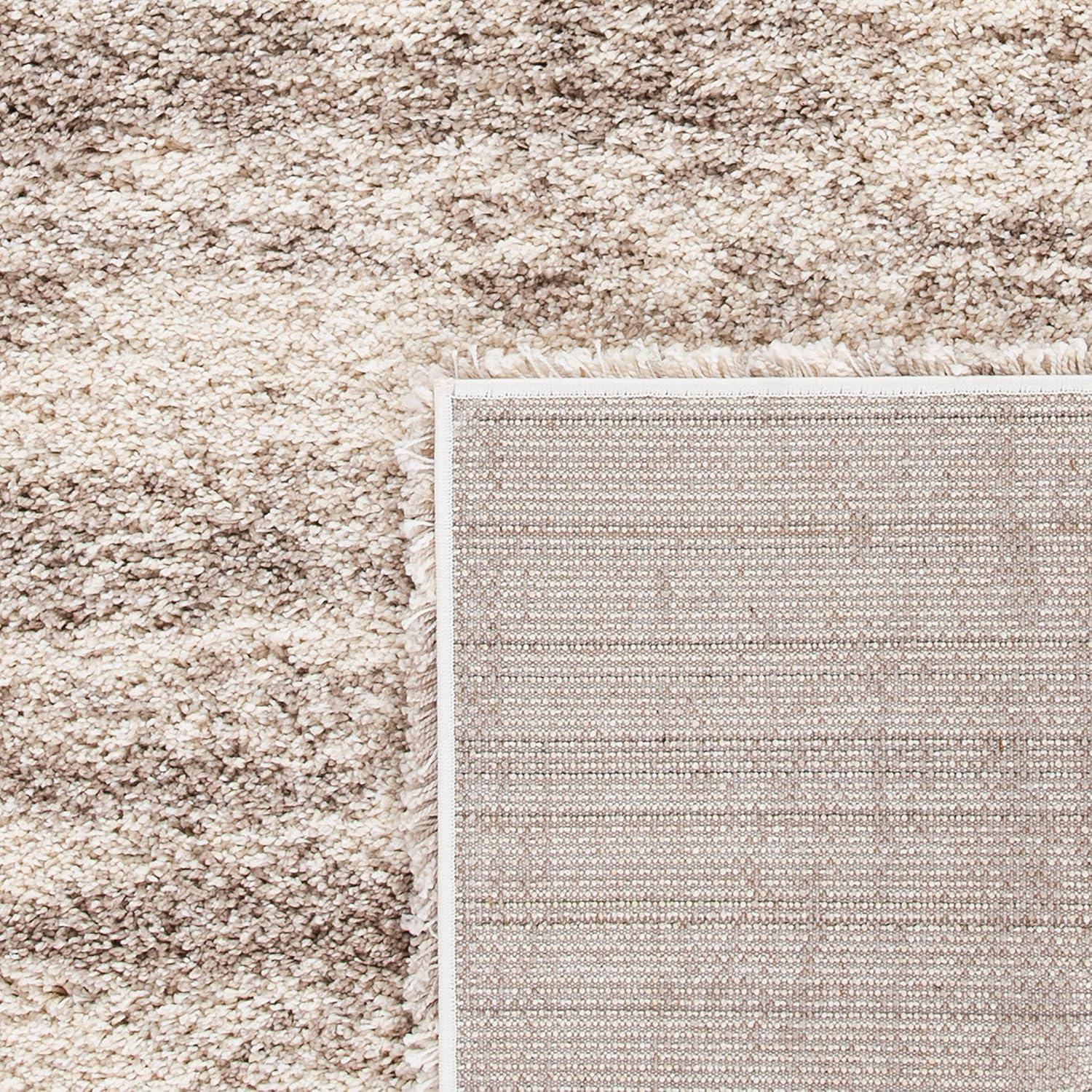 Hudson Shag SGH206 Power Loomed Area Rug - Ivory/Beige - 5'3"x7'6" - Safavieh.