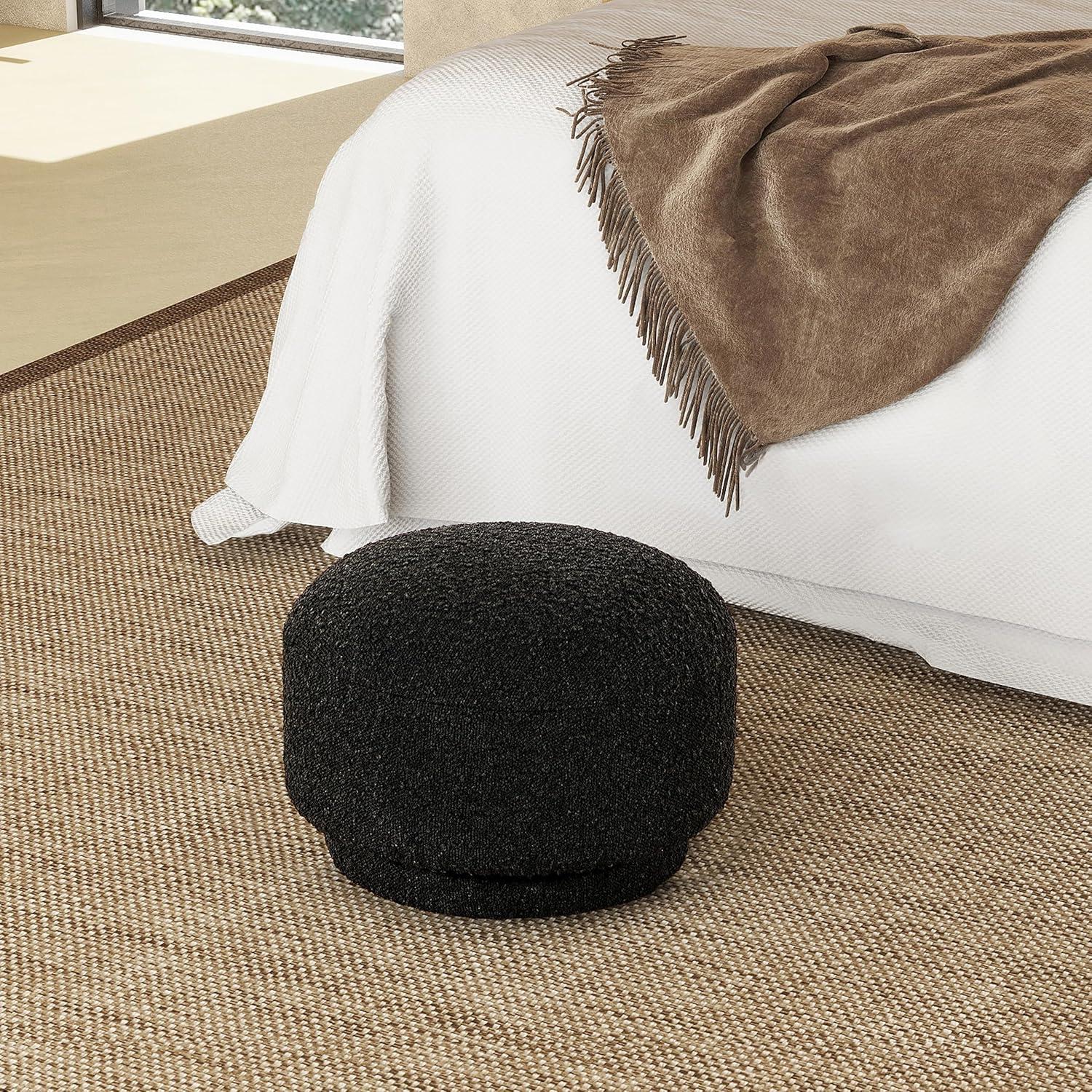 Jennifer Taylor Home Fuji 15" Mushroom Modern Footstool Ottoman