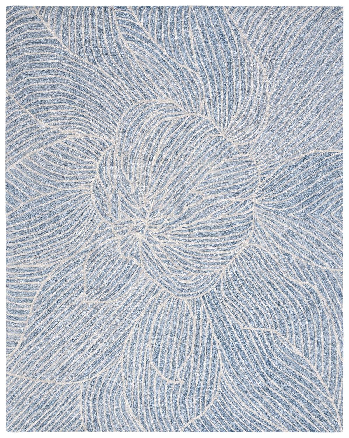 Metro MET451 Hand Tufted Indoor Area Rug - Black/Ivory - 8'x10' - Safavieh