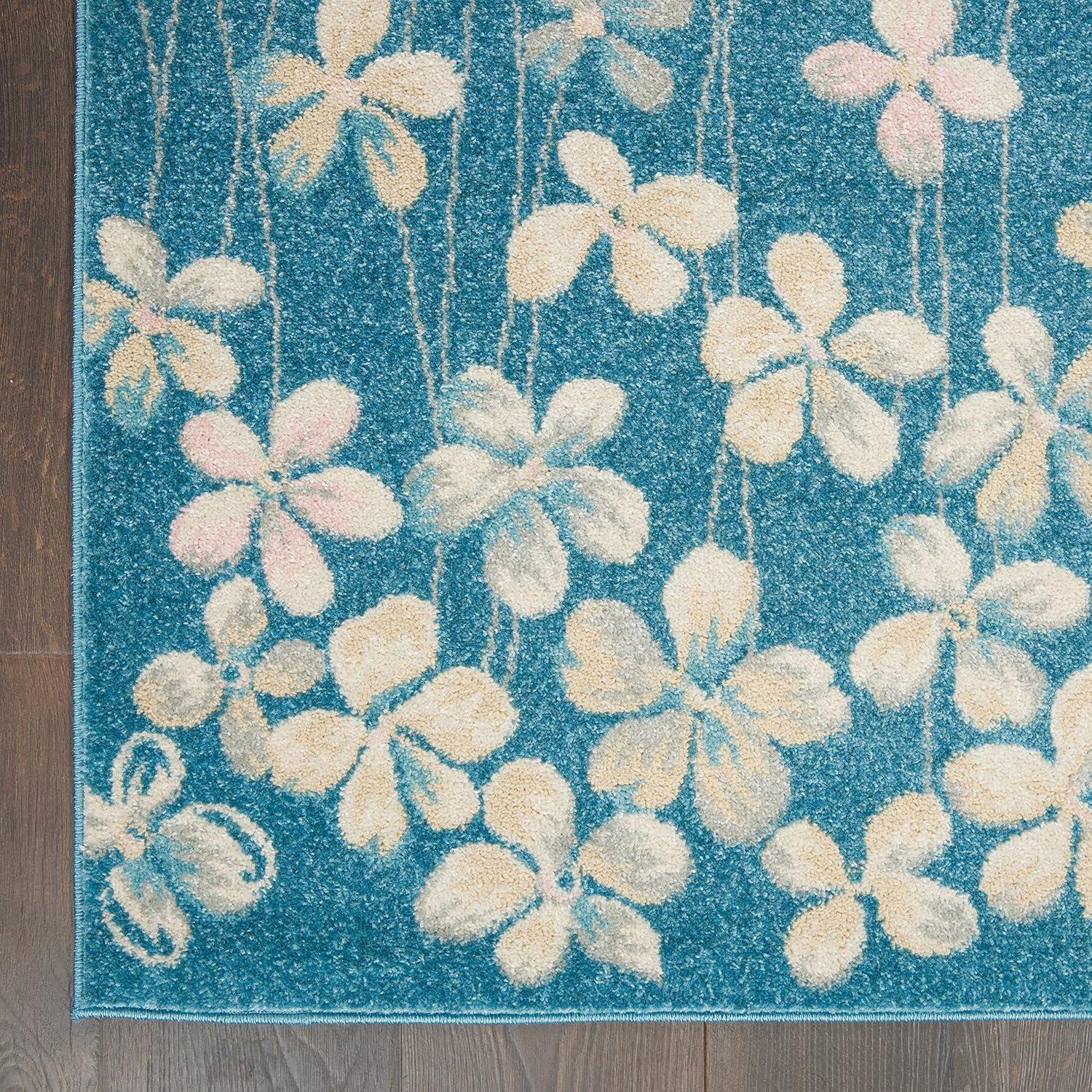 Nourison Tranquil Bohemian Botanical Bloom Area Rug