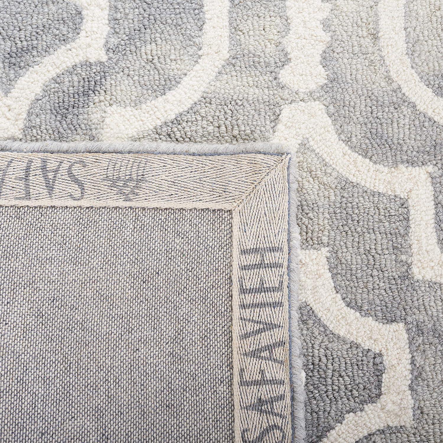 Dip Dye DDY538 Hand Tufted Indoor Accent Rug - Grey/Ivory - 2'x3' - Safavieh