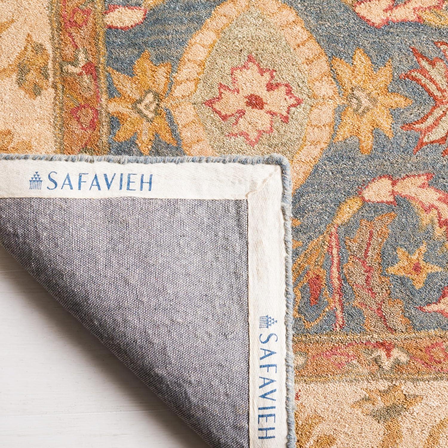Anatolia AN544 Hand Tufted Indoor Accent Rug - Light Blue/Ivory - 2'x3' - Safavieh