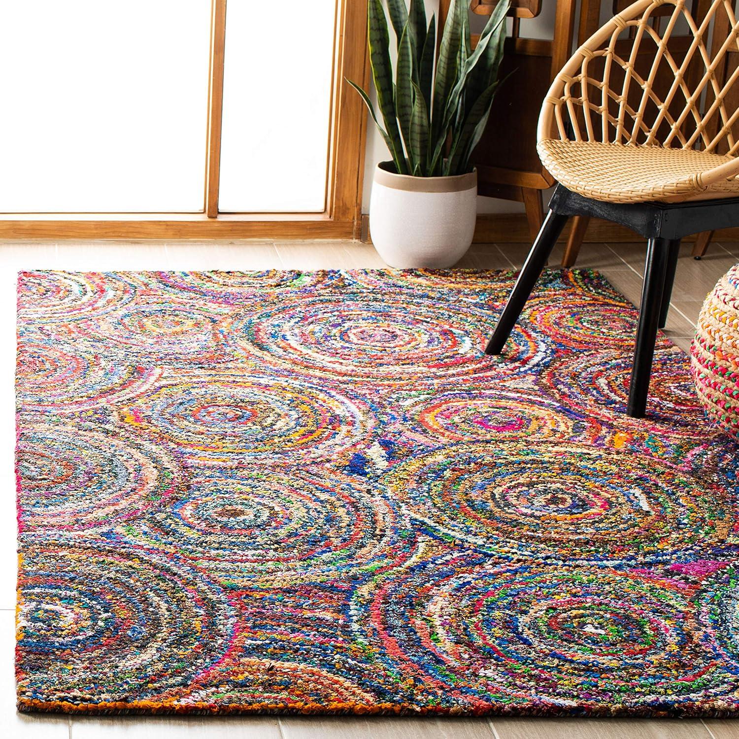 Nantucket NAN514 Hand Tufted Area Rug - Multi - 6'x9' - Safavieh.