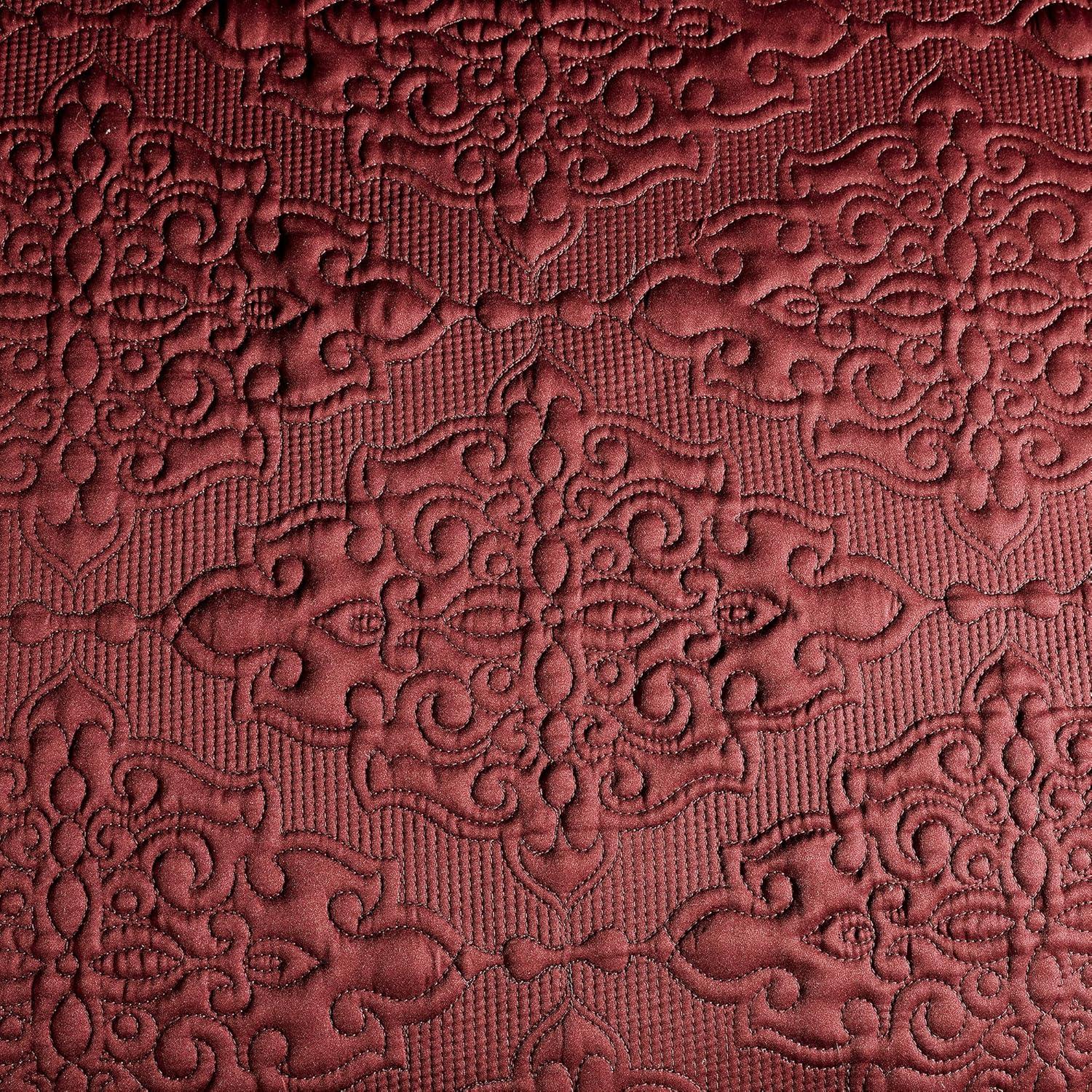 Wonderful Textile Satin Quilt Set Cooling 5-Piece Bedding Set