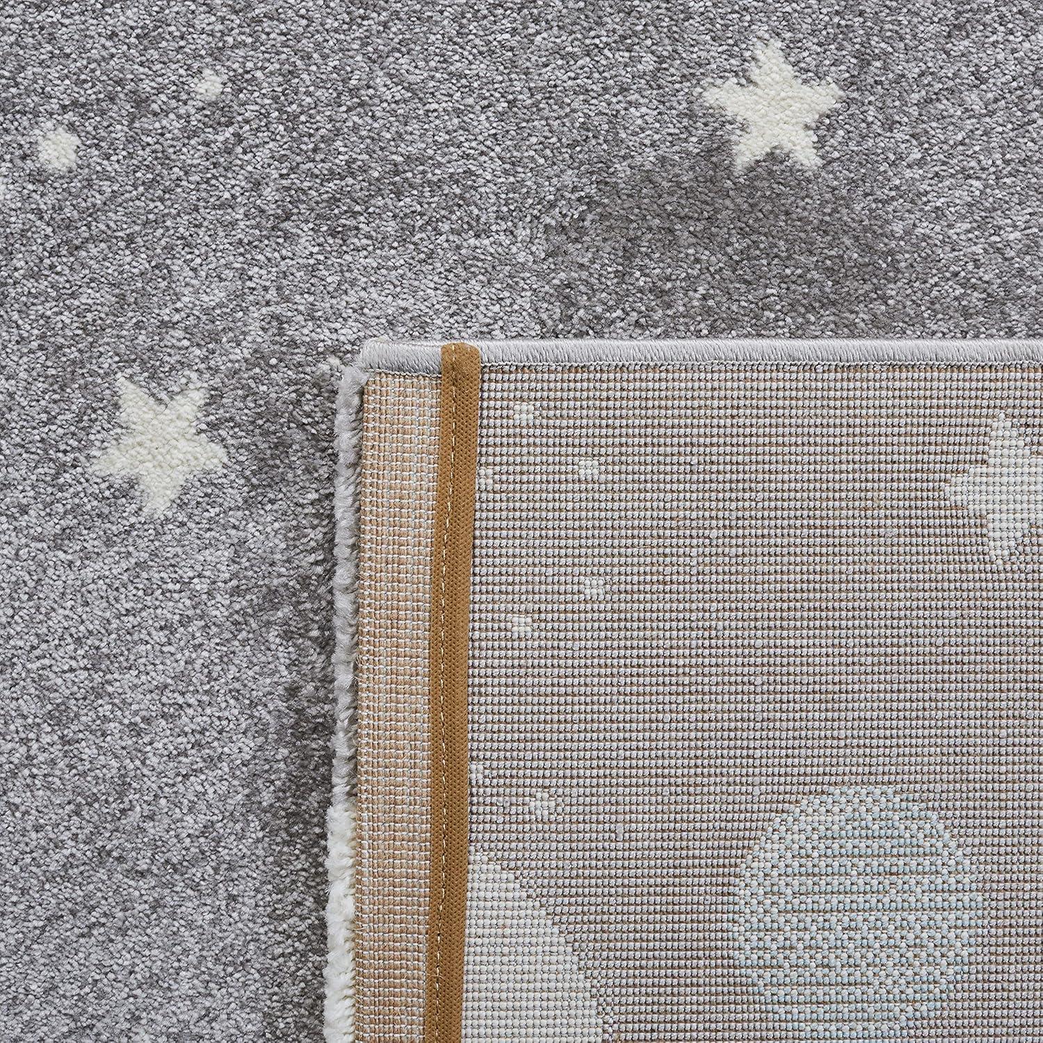 Carousel Kids  CRK103 Loomed Indoor Runner Rug - Grey/Lavender - 2'3"x10' - Safavieh