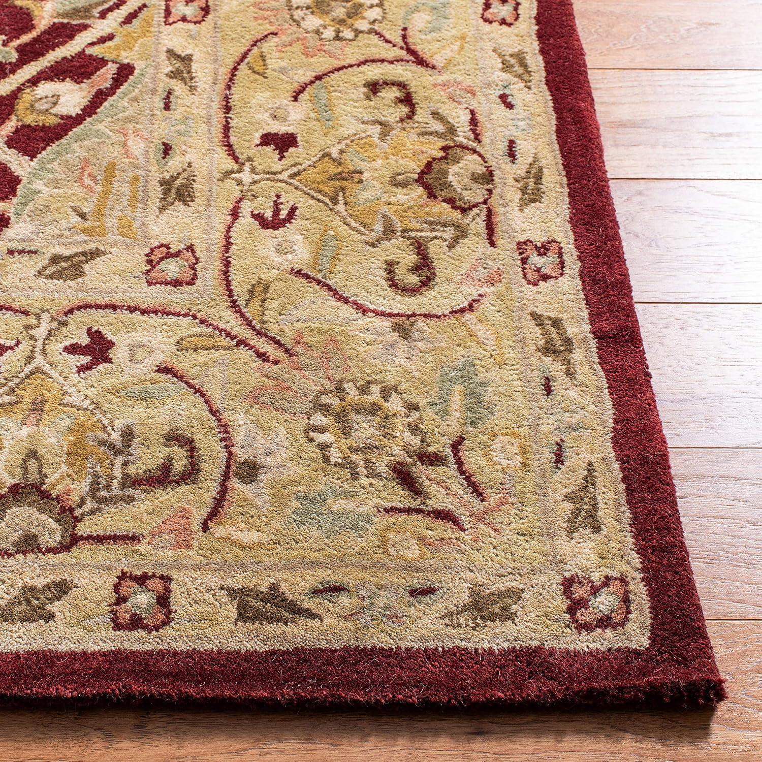 Persian Legend PL819 Hand Tufted Indoor Area Rug - 5'x8' - Red/Gold - Safavieh