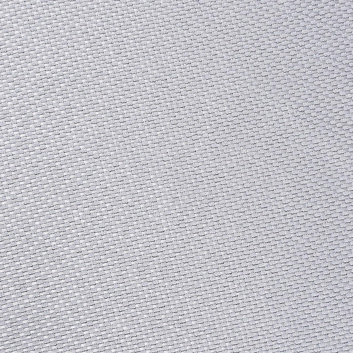Superior Blackout Curtains, Insulated, Sun Blocking Curtain for Bedroom, Solid, Textured, Living Room Window, Thermal Woven, Jaxon Collection, Set of 2 Panels, 6 Grommets, 42" x 63", Platinum