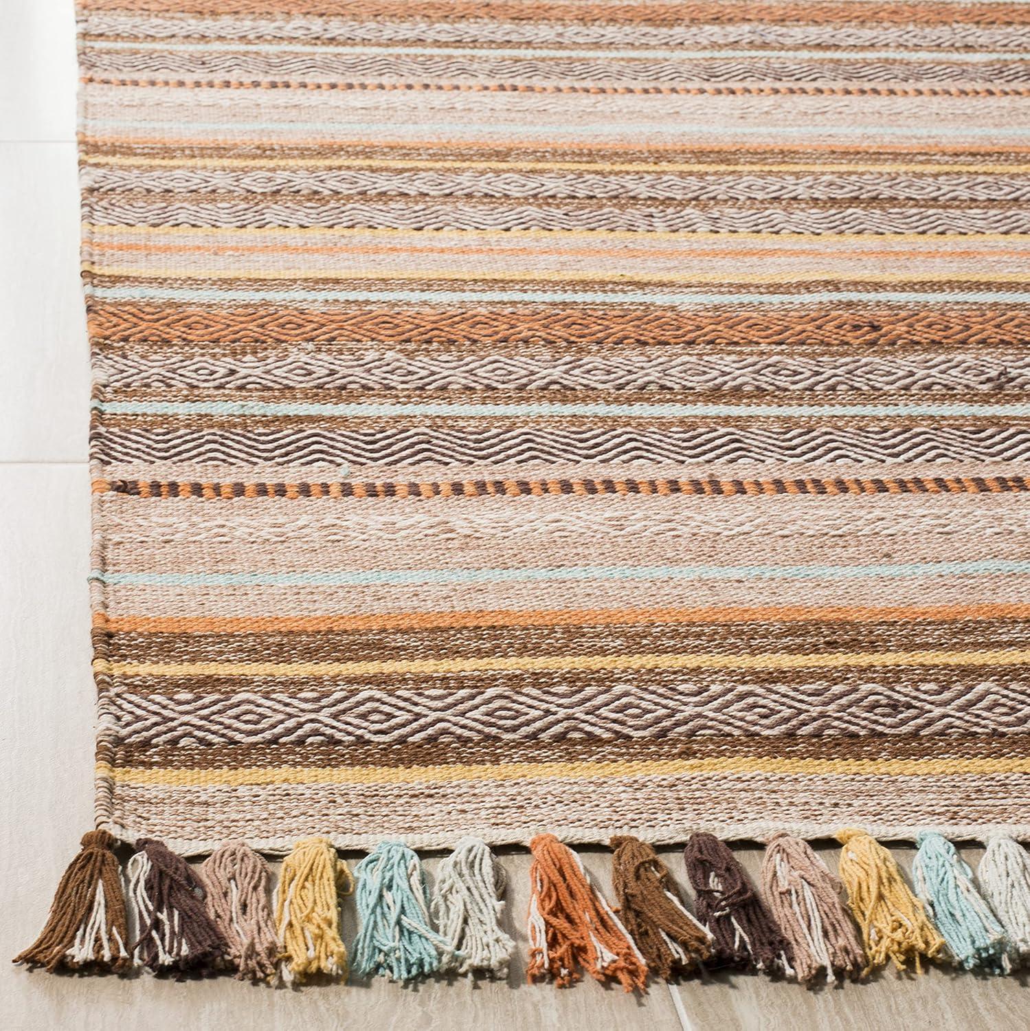 Montauk MTK901 Hand Woven Indoor Area Rug - Brown/Multi - 5'x8' - Safavieh.