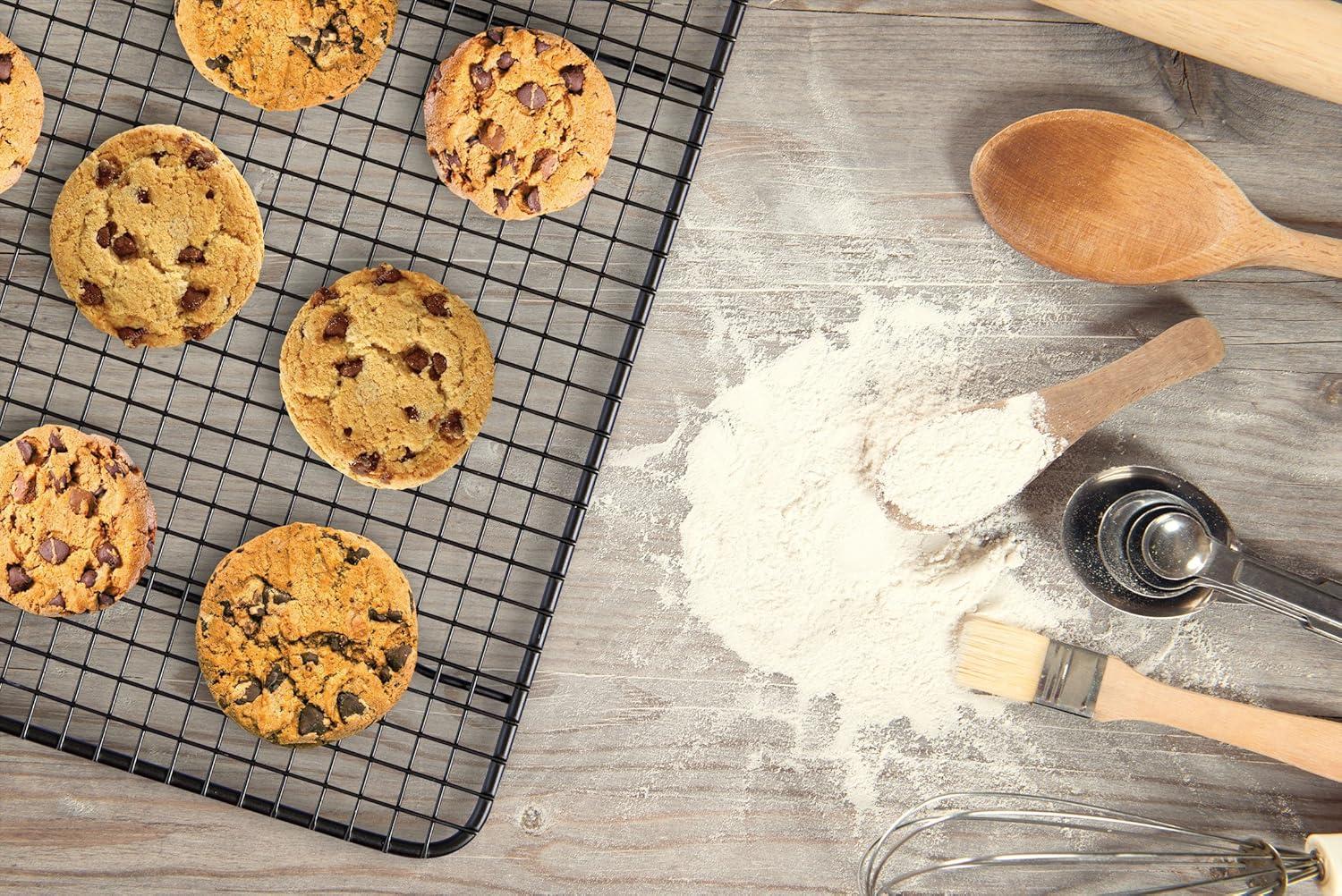 Mrs. Anderson’s Baking Professional Baking and Cooling Rack, 10-Inches x 18-Inches, Non-Stick