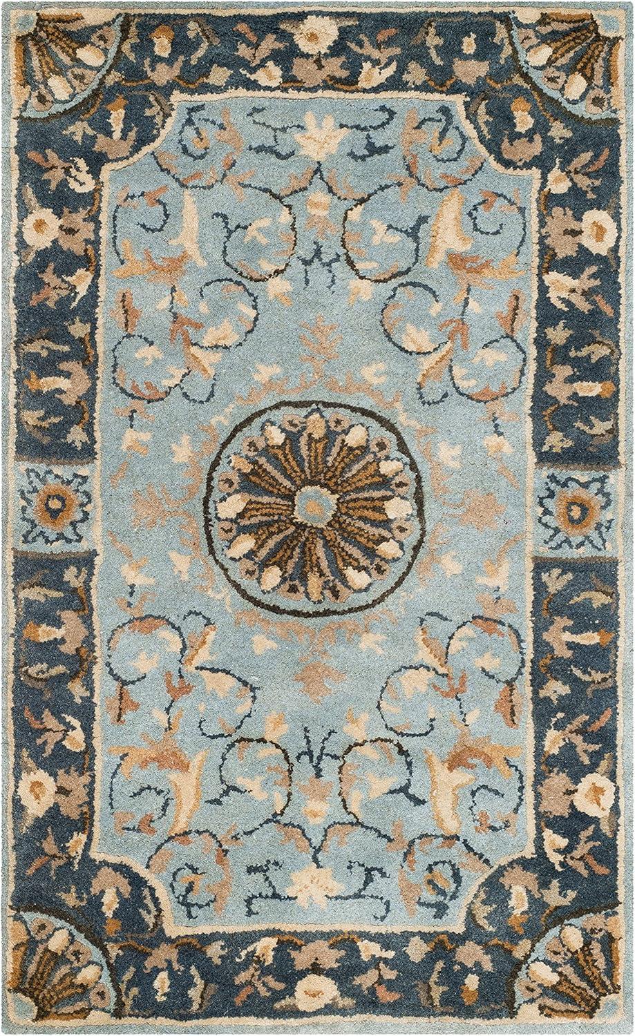 Empire EM459 Hand Tufted Indoor Accent Rug - Blue - 2'6"x4' - Safavieh