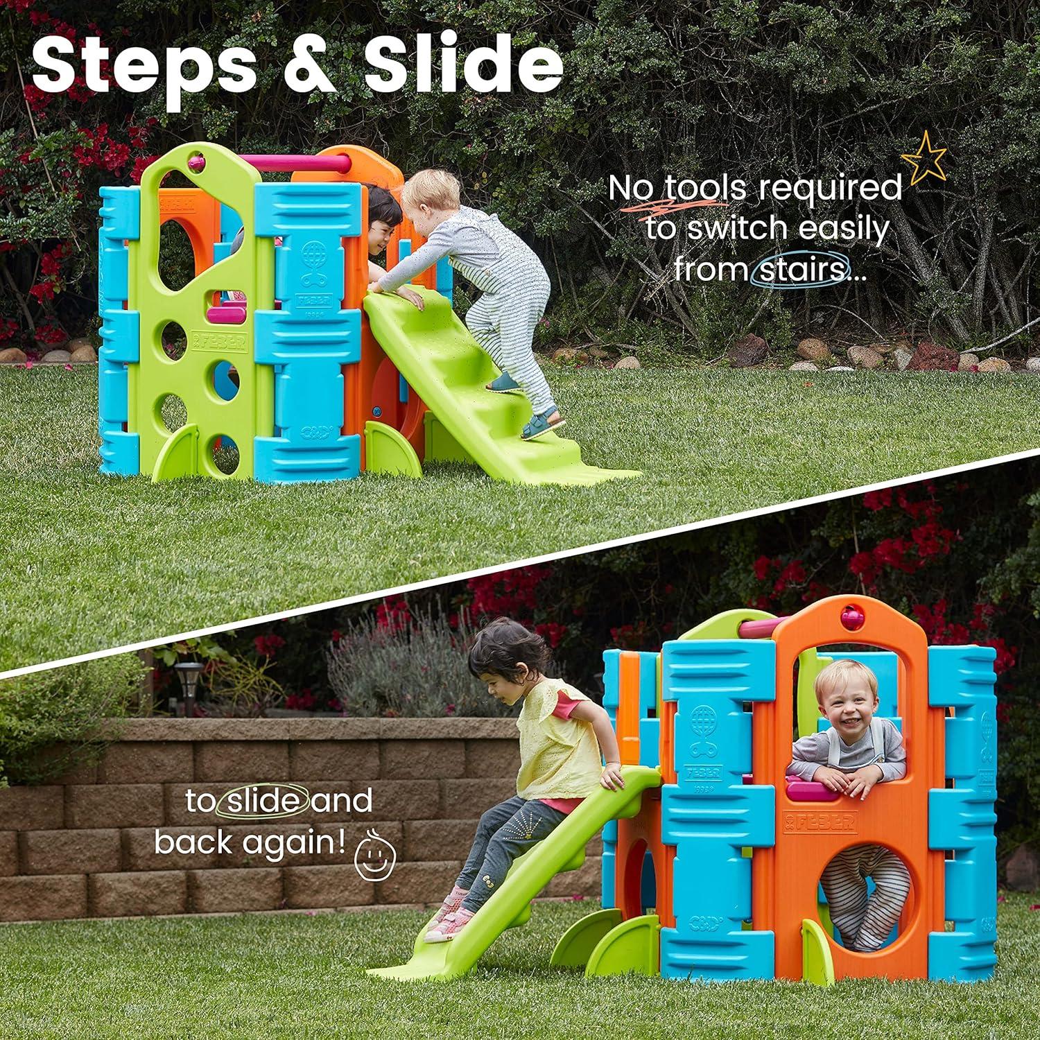 ECR4Kids ECR4Kids Activity Park Indoor and Outdoor Playset, Play Structure, Vibrant